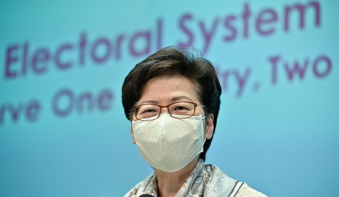 Hong Kong Chief Executive Carrie Lam. Photo: AFP