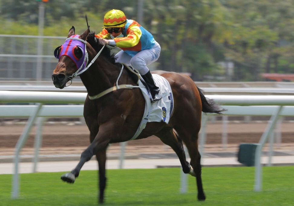 Ka Ying Star dashes clear at Sha Tin.