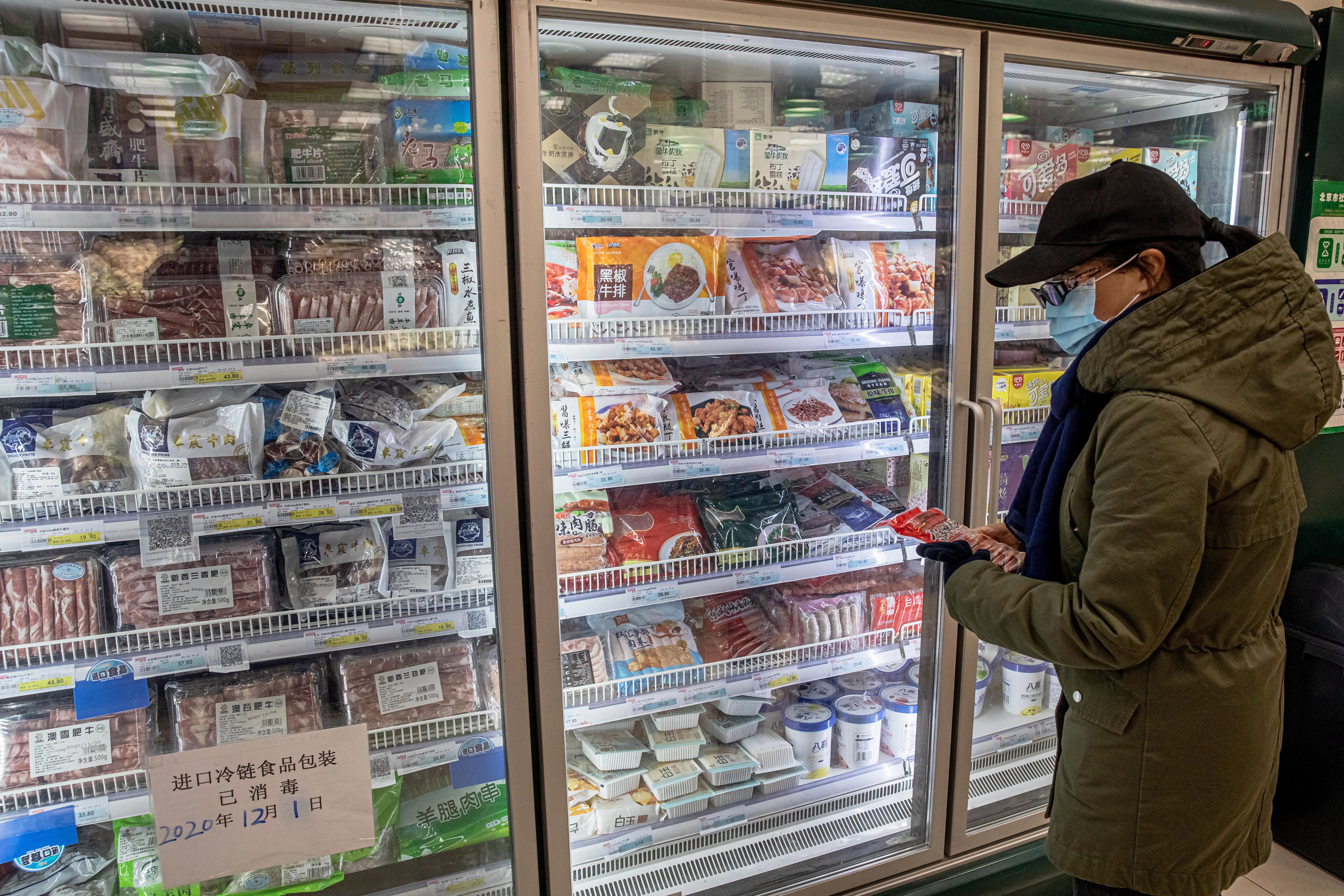 Chinese researchers are investigating if radiation can be used to kill the coronavirus on frozen food. Photo: EPA-EFE