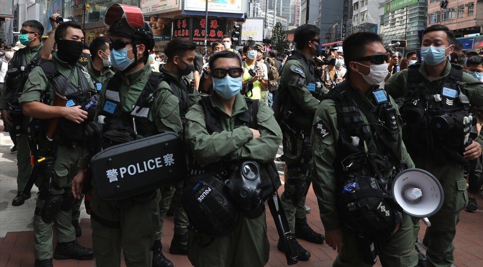 Police have faced difficulty in recruiting officers in the wake of the 2019 anti-government protests. Photo: Nora Tam