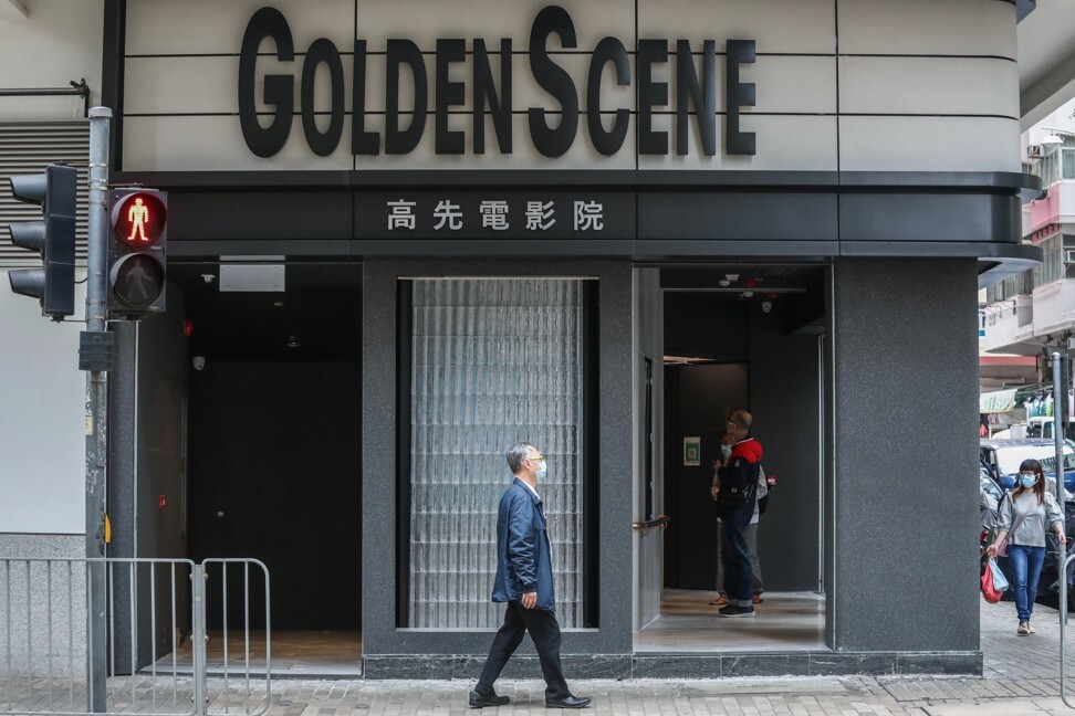 The film was to be screened twice at the Golden Scene cinema in Kennedy Town. Photo: Jonathan Wong