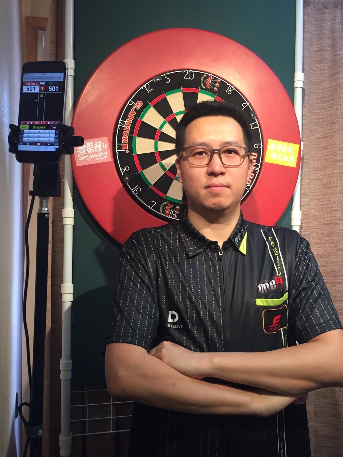 Hong Kong’s Kevin Leung Kai-fan is ranked 82nd on the PDC money list after the eighth event of the Players Championship series. Photo: Handout