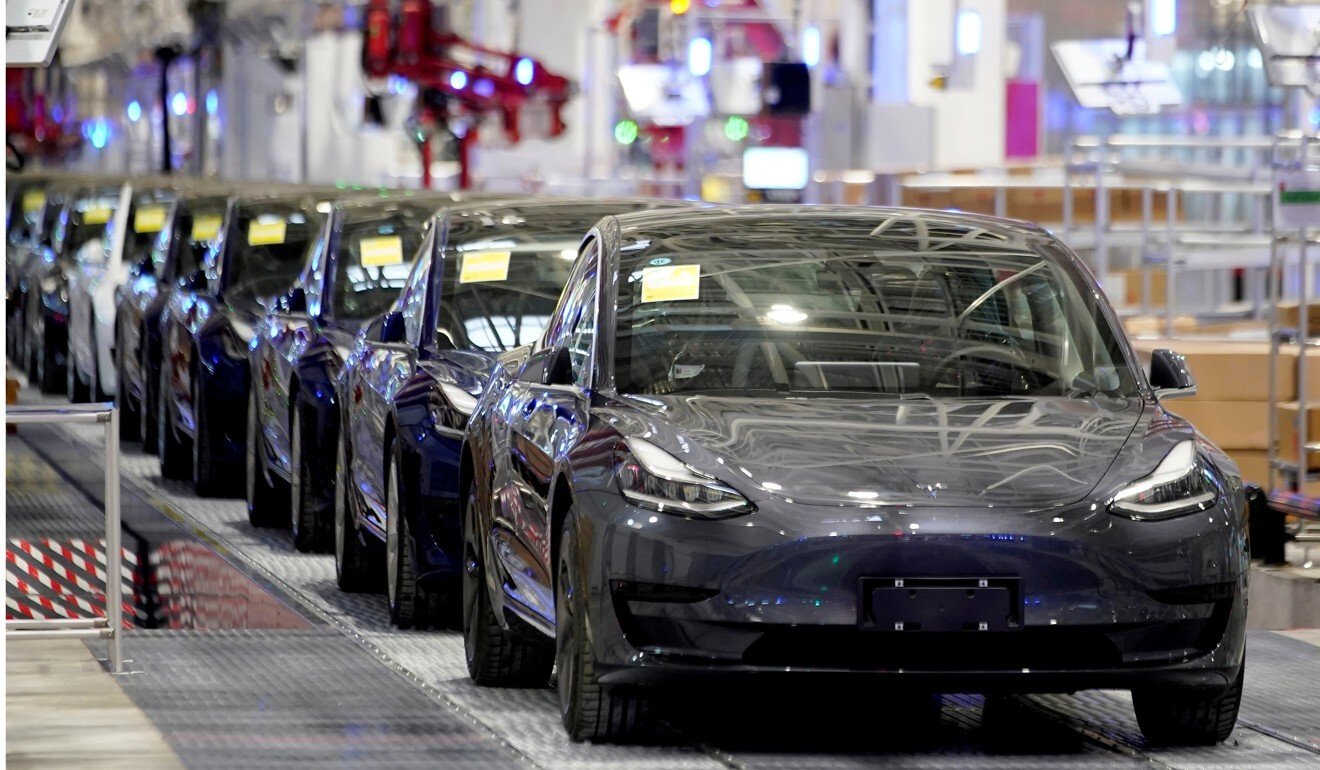 Tesla opened a factory in Shanghai in 2018. Photo: Reuters