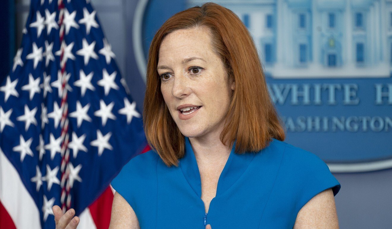 “The international community in our view should oppose China’s weaponising of private companies’ dependence on its markets to stifle free expression and inhibit ethical business practices,” Jen Psaki, the White House press secretary, said on Friday. Photo: EPA-EFE