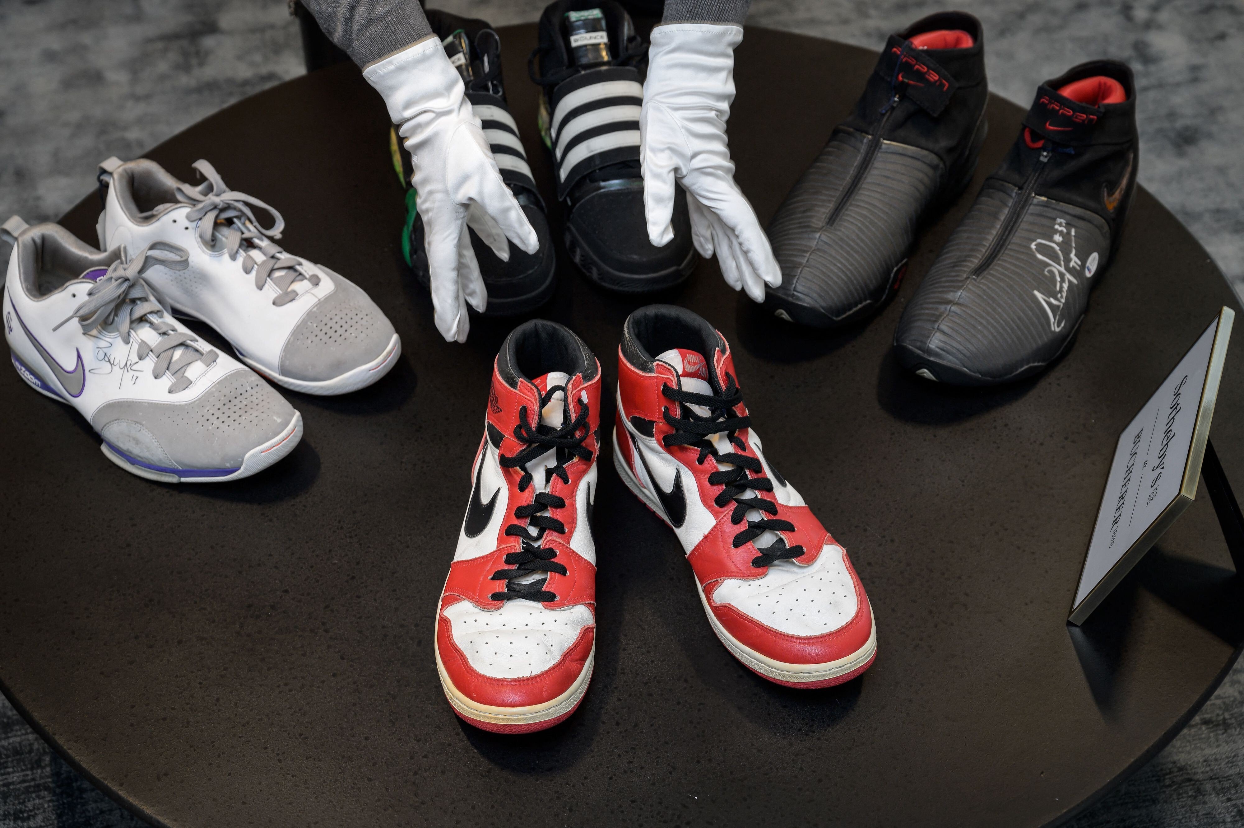 Michael Jordan Sneakers Set World Auction Record - Arts & Collections