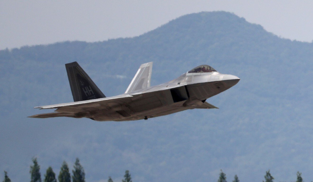 Honeywell was fined US$13 million for sharing technical information about US fighter jets, like the F-22. Photo: AFP