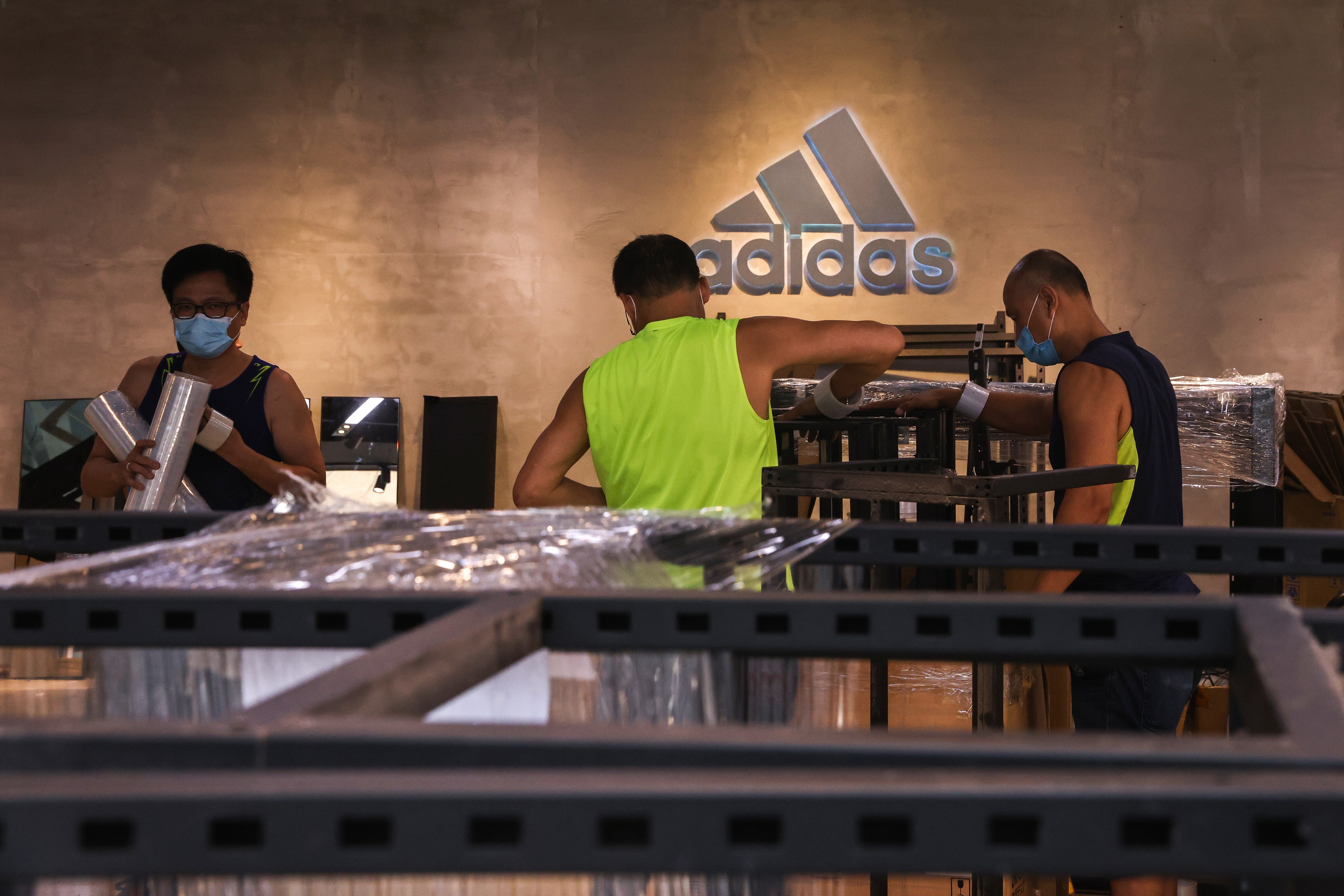 Sales in the Adidas store on Alibaba Group Holding’s Tmall – China’s largest business-to-consumer e-commerce platform – slumped by 78 per cent in April. Photo: SCMP