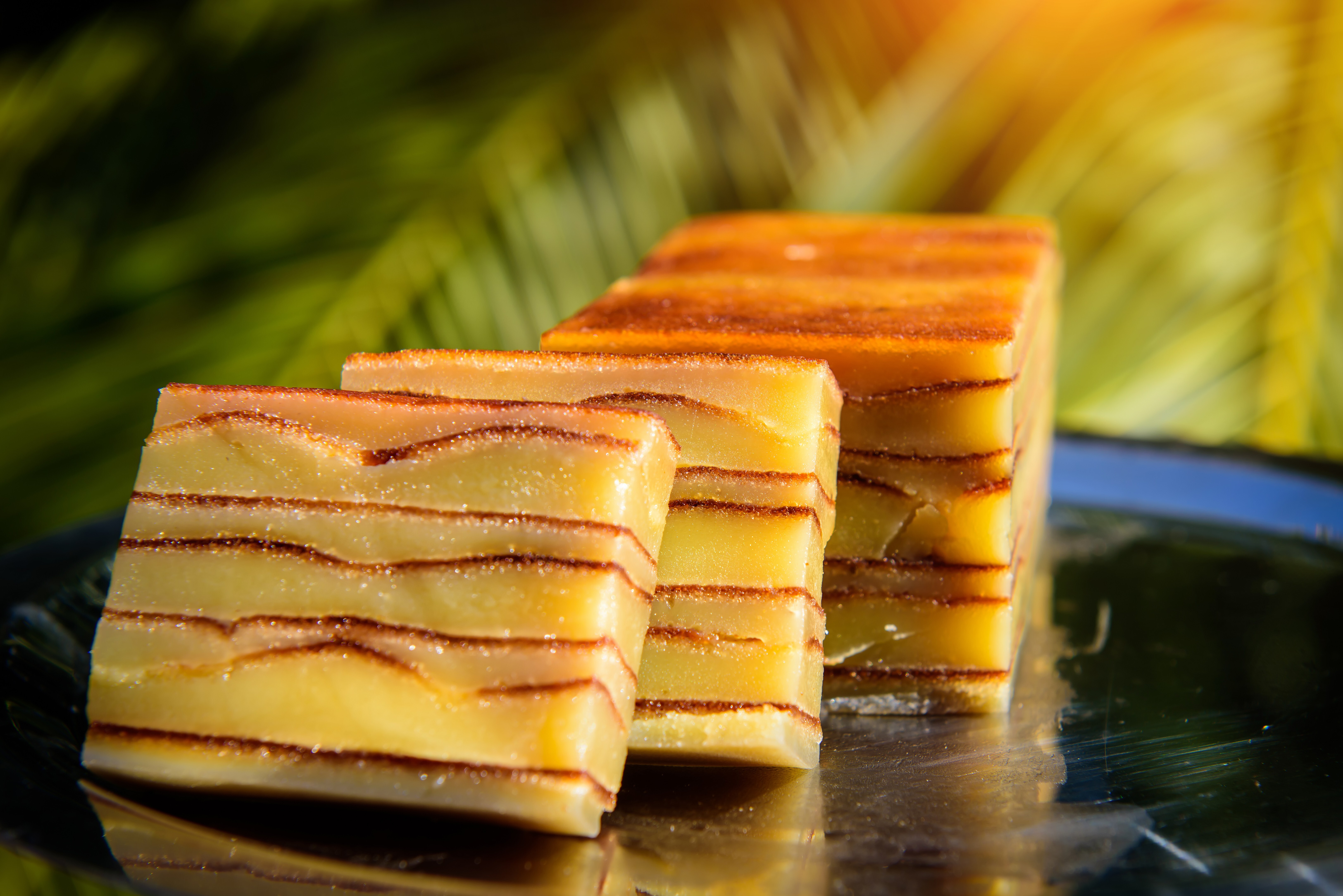 Bebinca is a layer cake from the Santa Monica Convent in Goa, India. Photo: Shutterstock