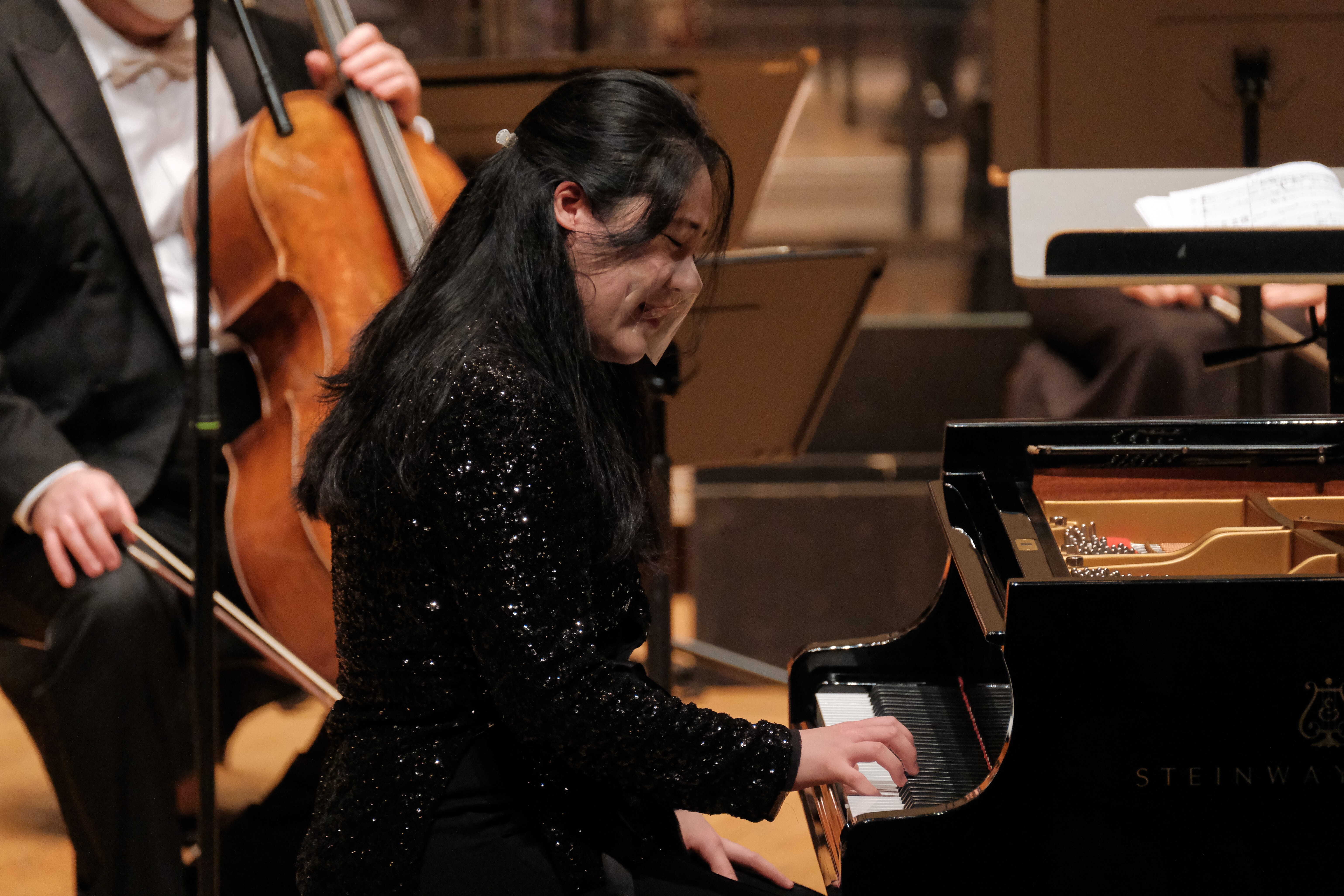 Zee Zee performs Liszt’s Piano Concerto No 1 with the Hong Kong Philharmonic. Photo: Hong Kong Philharmonic