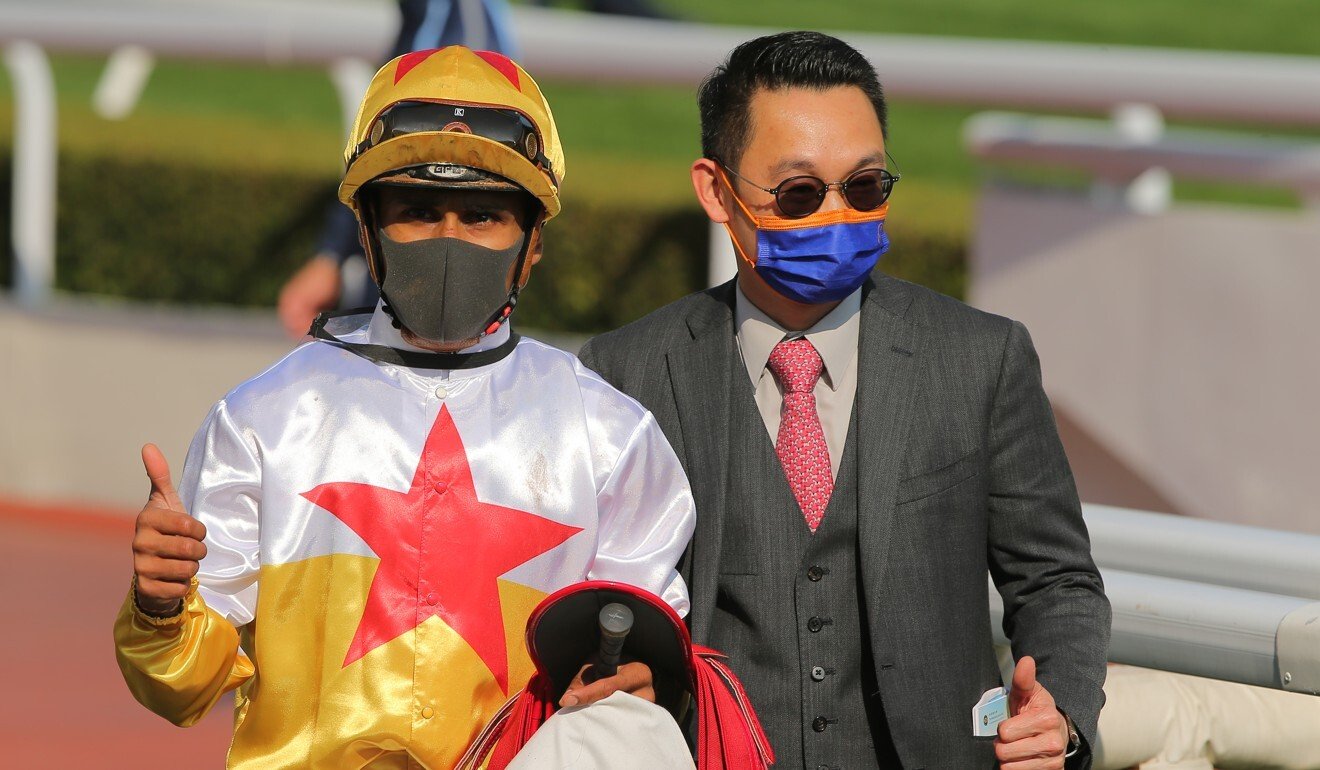 Karis Teetan and Jimmy Ting enjoy Man Star’s win.