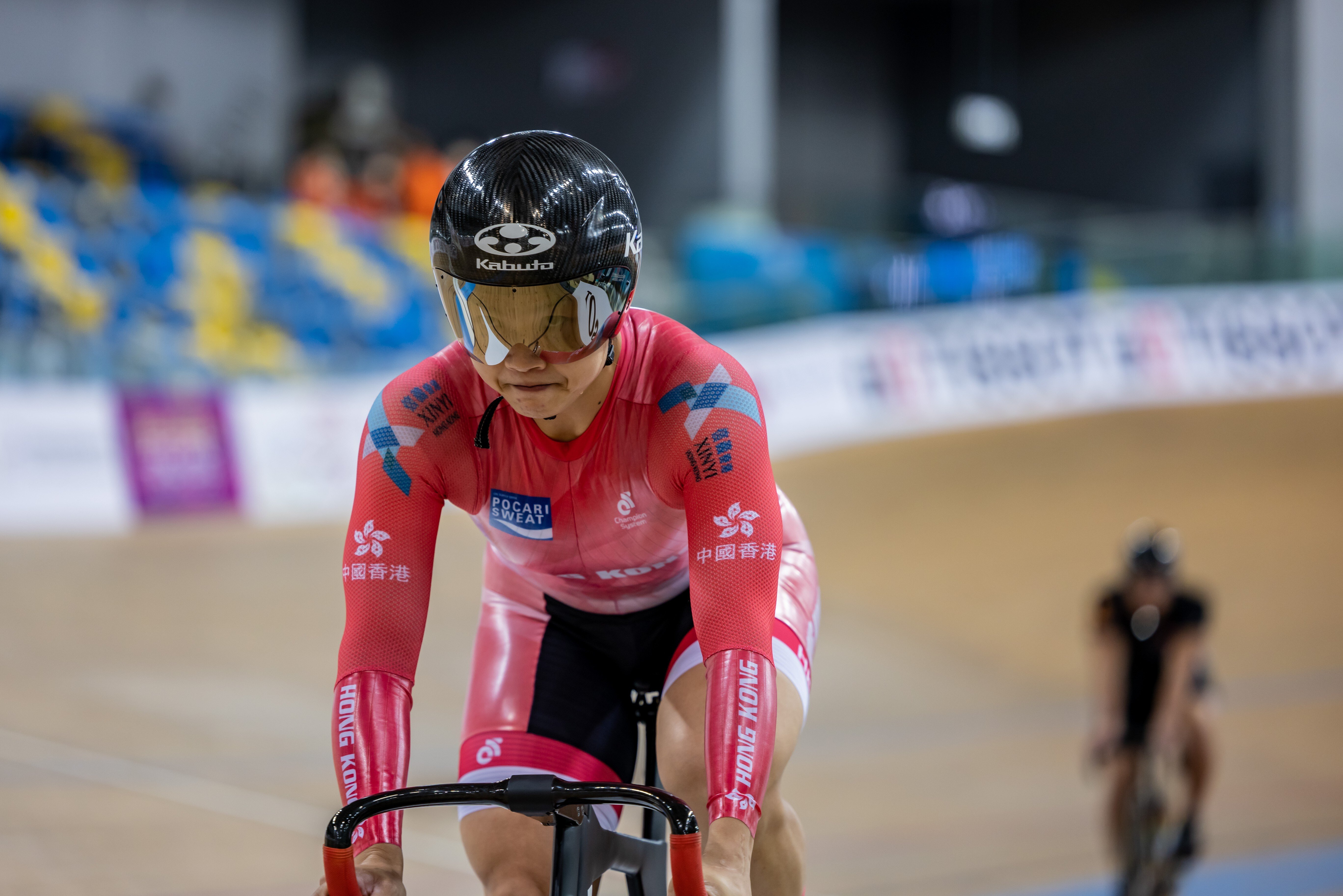 Hong Kong women's Sarah Lee Wai-sze at the UCI Track Cycling Nations Cup at the Hong Kong Velodrome in Tseung Kwan O in May. Photo: Cycling Association of Hong Kong