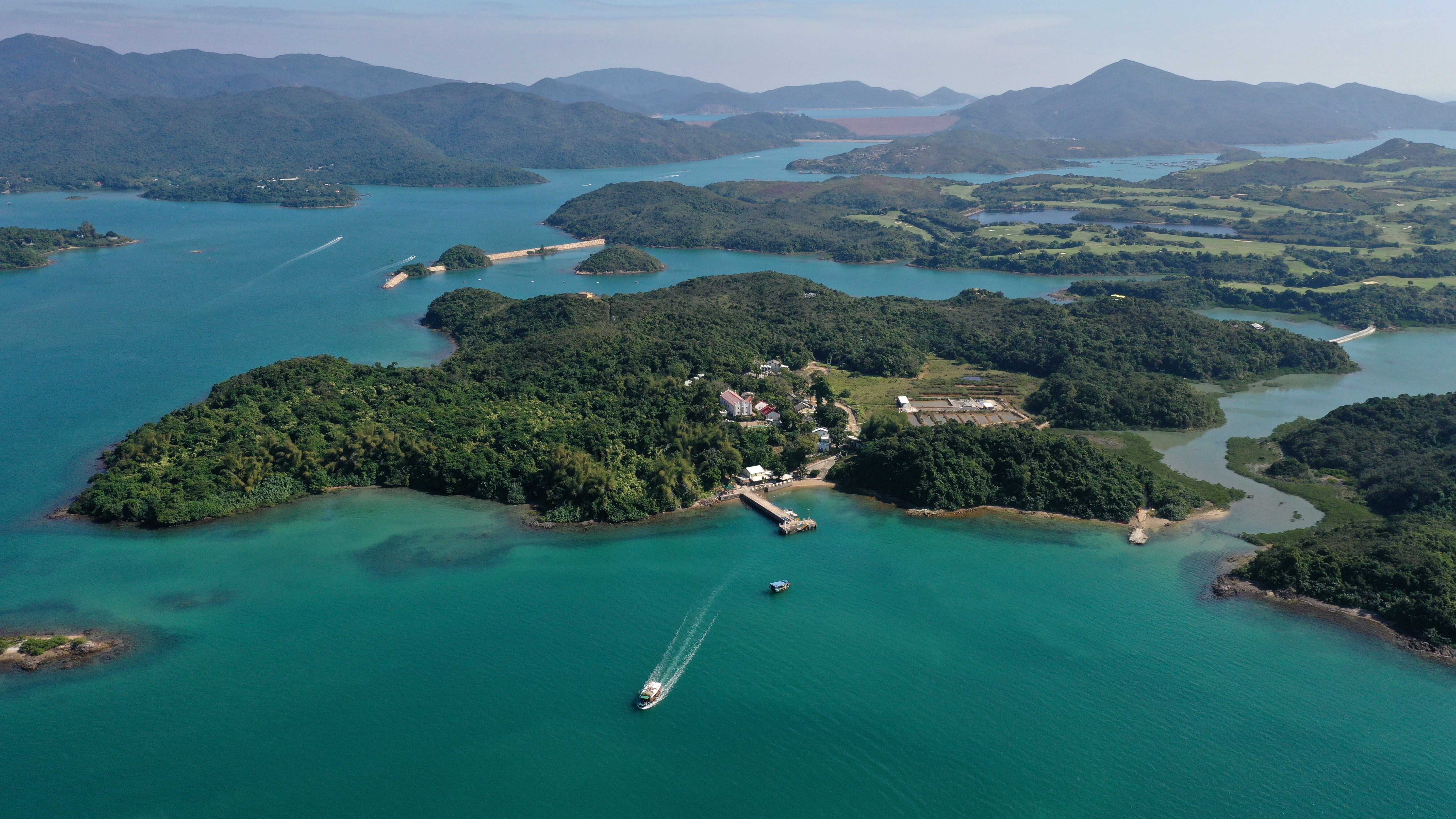An aerial view of Yim Tin Tsai island, near Sai Kung. It used to be a thriving Hakka settlement, though not many people live there now. Photo: SCMP / Winson Wong