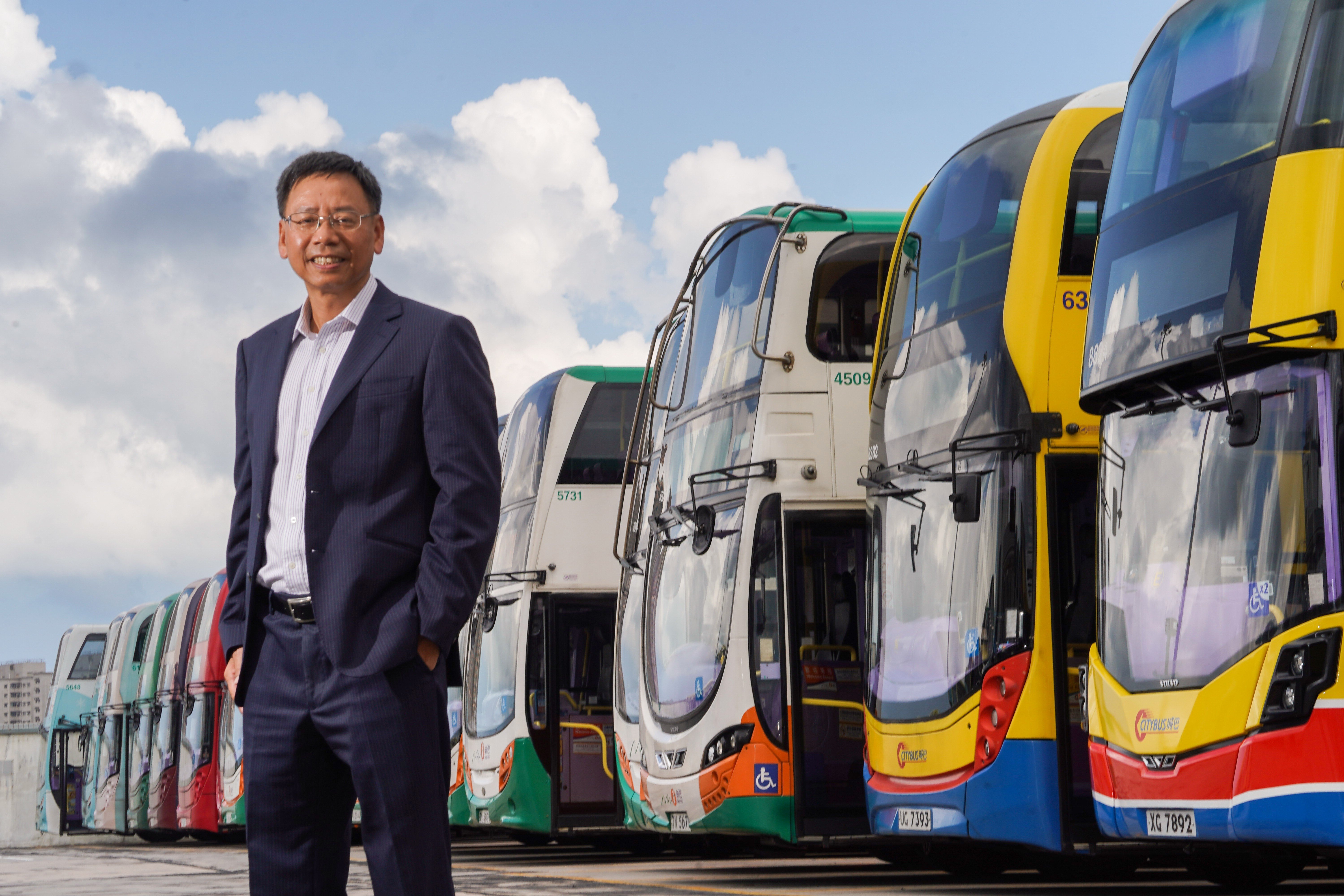 William Chung, vice-chairman of Bravo Transport Services, has called for changes to the way bus fares are adjusted. Photo: Felix Wong