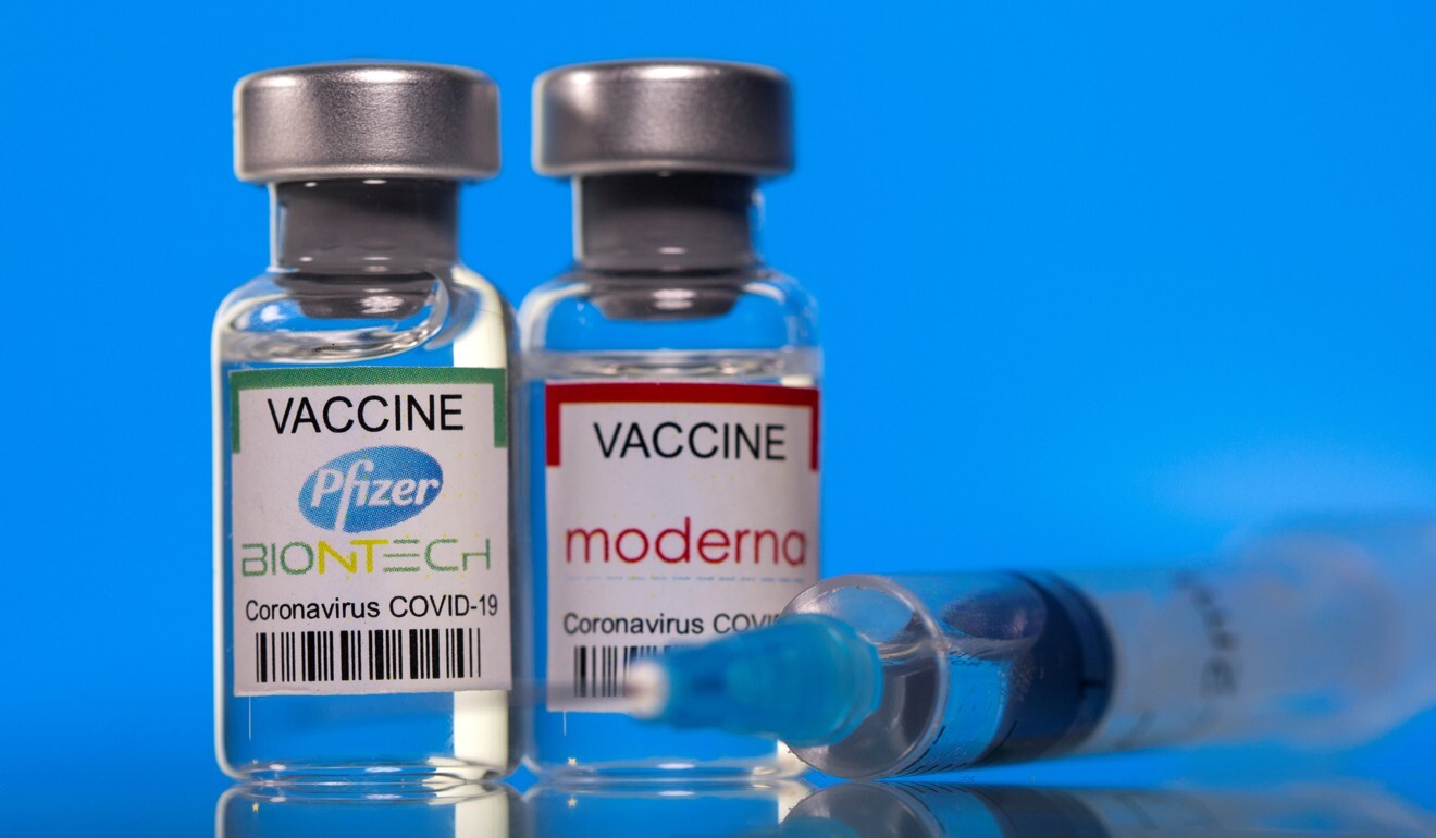 The Pfizer-BioNTech and Moderna vaccines are the only ones currently authorised for use in Singapore. Photo: Reuters