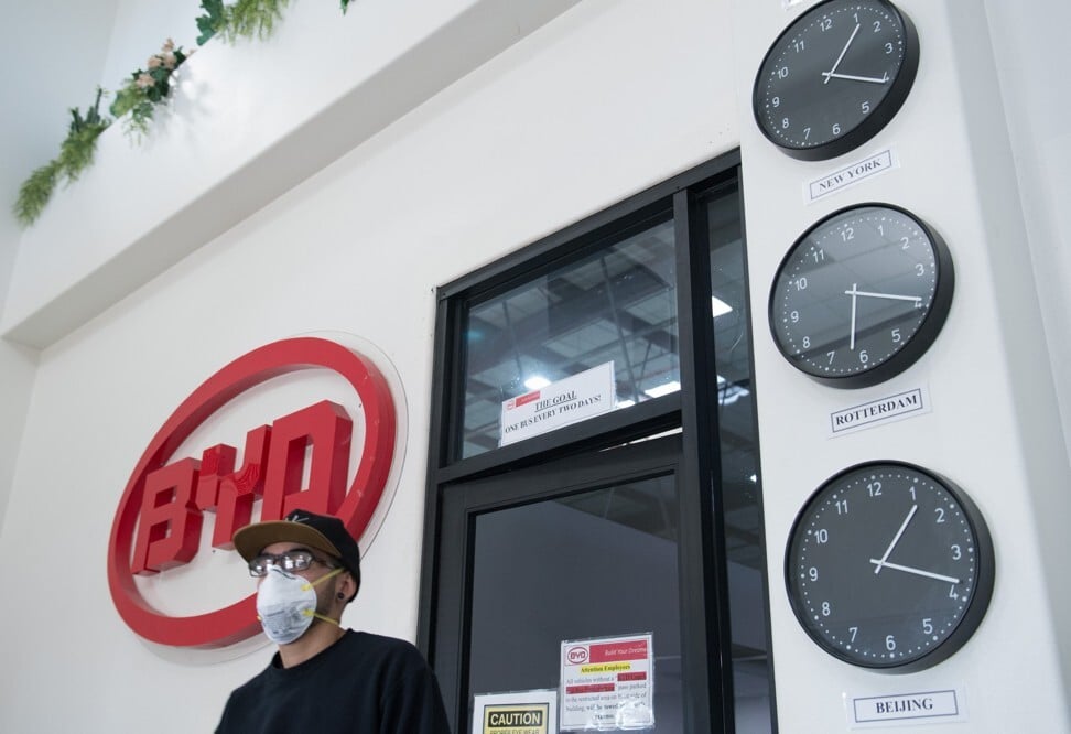 BYD's manufacturing plant in Lancaster, Los Angeles County on August 5, 2019. Photo: Xinhua