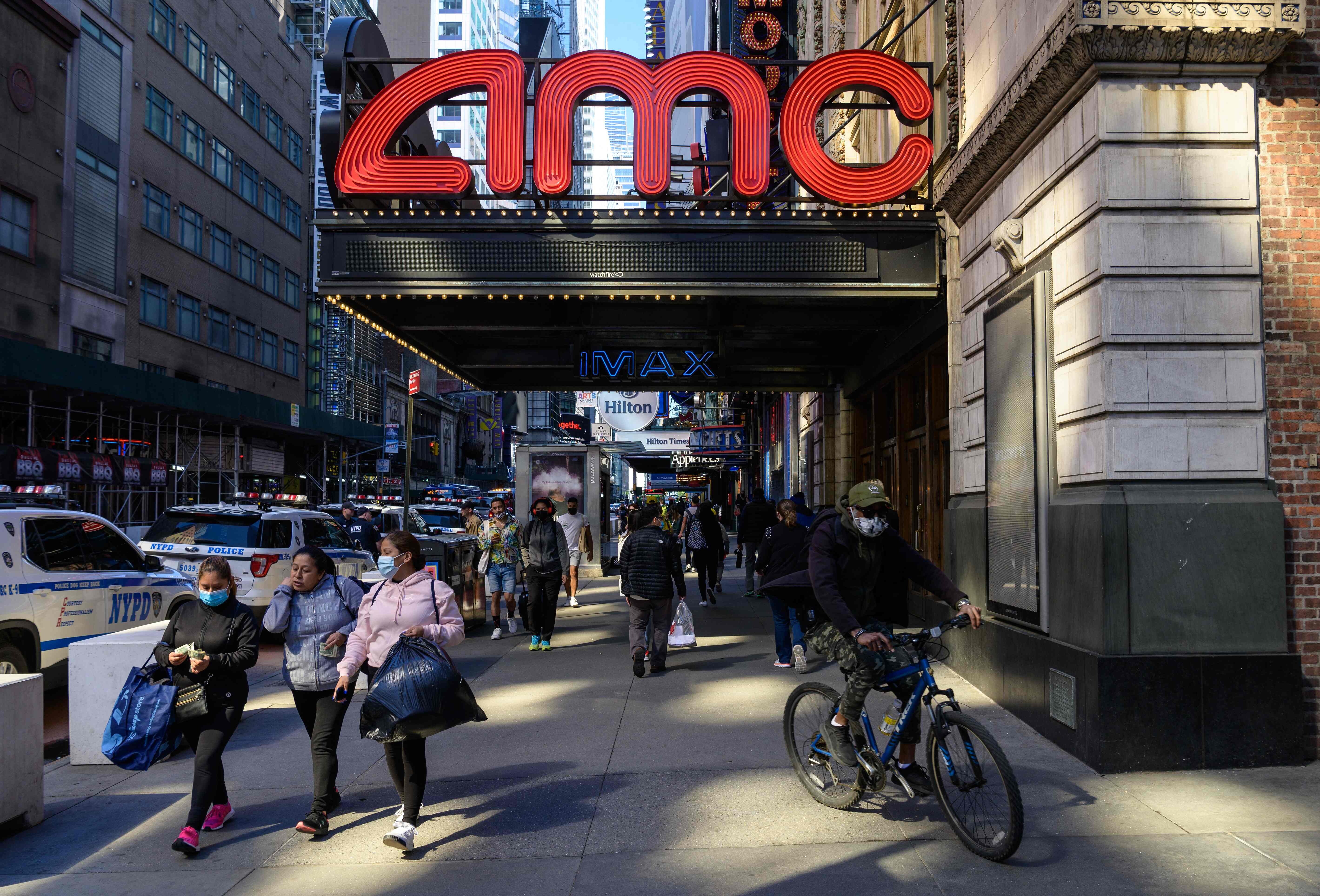 AMC reported a net loss of US$4.6 billion for 2020 on Friday. Photo: AFP