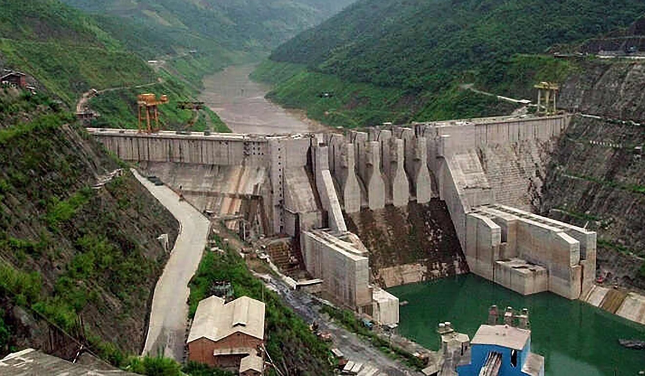 The Dachaoshan dam on the upper Mekong in Yunnan province, China. Photo: AP