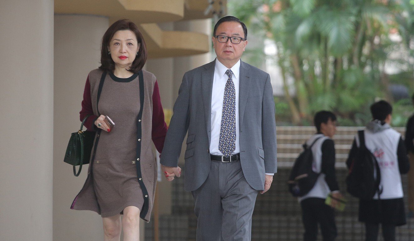 Priscilla Wong and her husband Martin Liao. Photo: SCMP