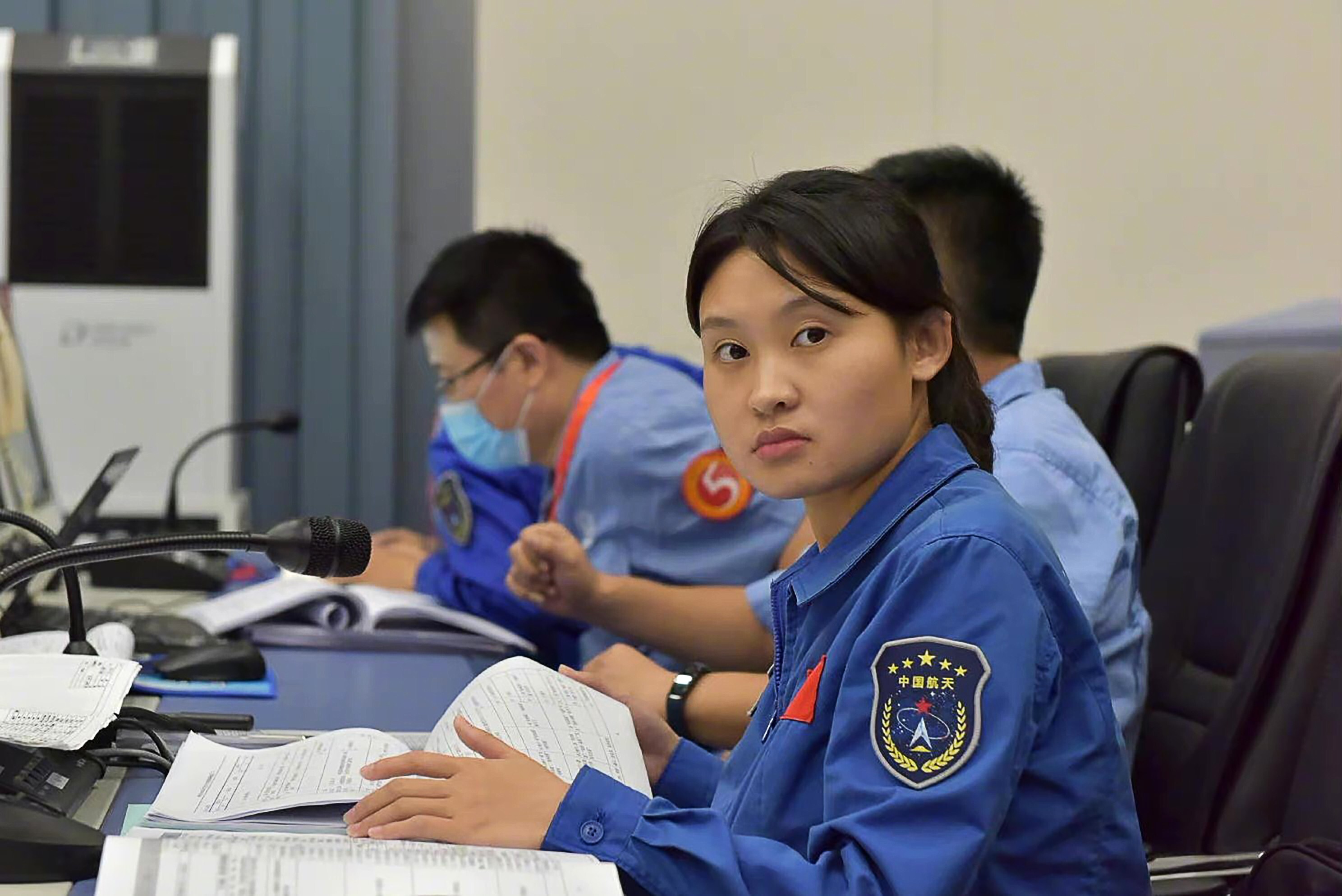 Zhou Chengyu, 24, is China’s youngest and first woman space commander. Photo: Twitter