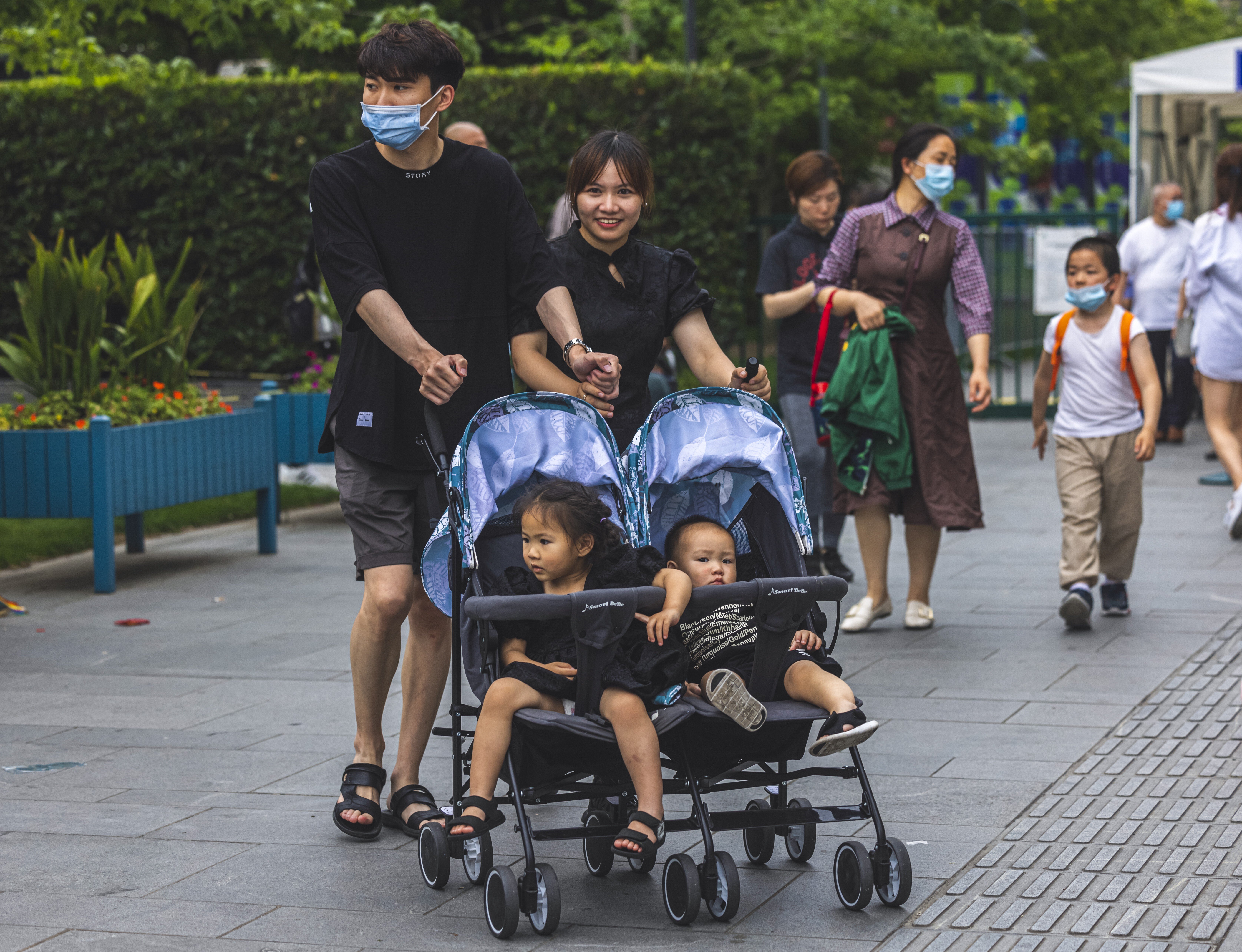 China has scrapped its two-child policy and couples can now have three children. Photo: EPA-EFE