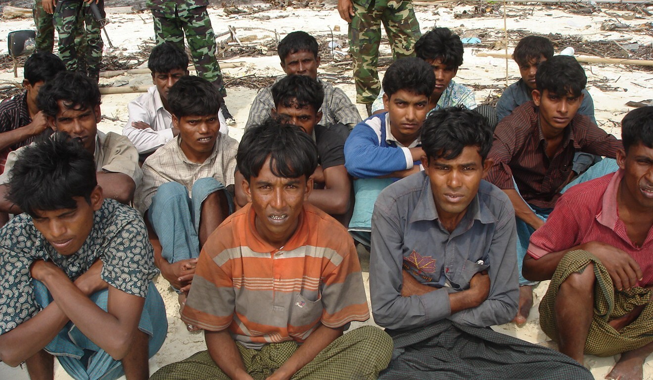Rohingya refugees on Koh Sai Daeng in 2008. Photo: Handout