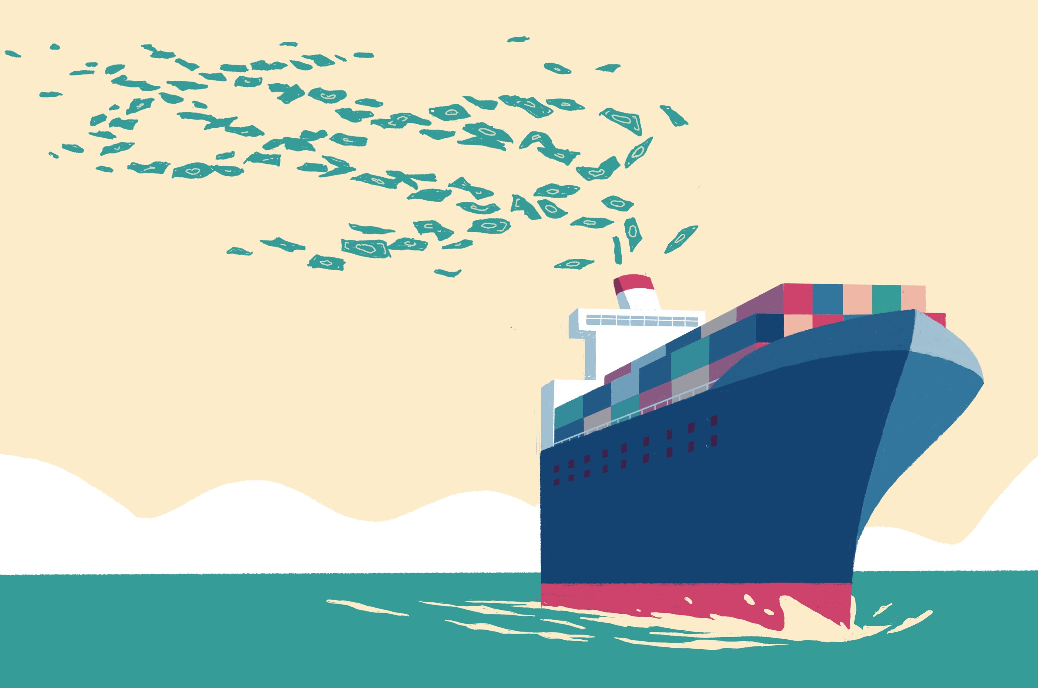 Disruptions caused by the coronavirus pandemic have driven shipping costs to record levels. Illustration: Perry Tse