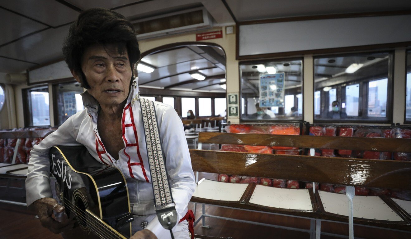 Melvis on a Star Ferry in Hong Kong. Photo: James Wendlinger