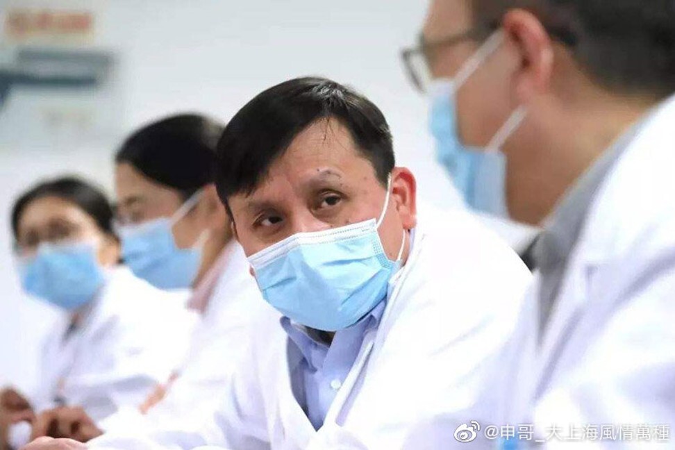 Dr Zhang Wenhong has been dubbed Dad Zhang on social media. Photo: Weibo