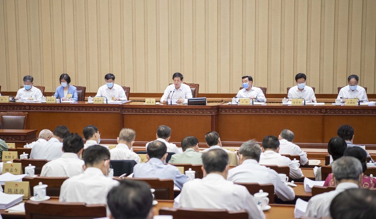 The National People's Congress Standing Committee is holding a four-day meeting in Beijing. Photo: Xinhua