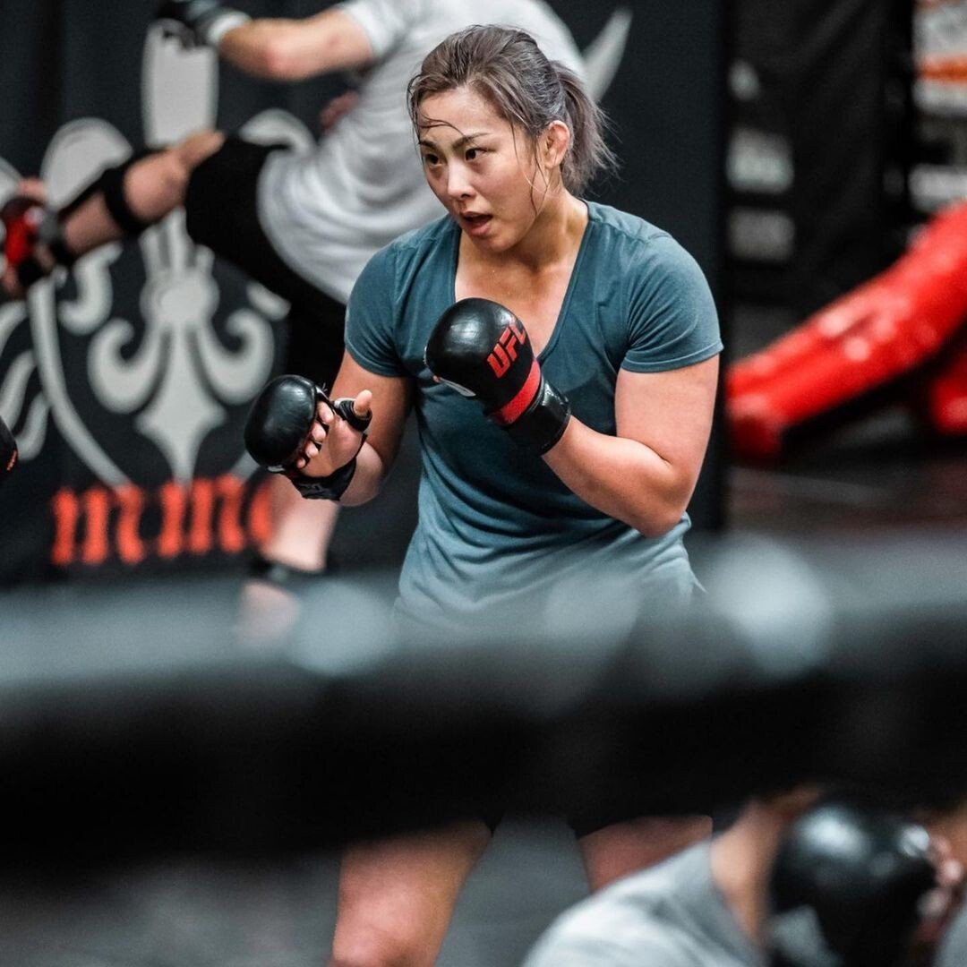 Ramona Pascual training at Xtreme Couture in Las Vegas, before her move to Syndicate MMA. Photo: Joseph Baura