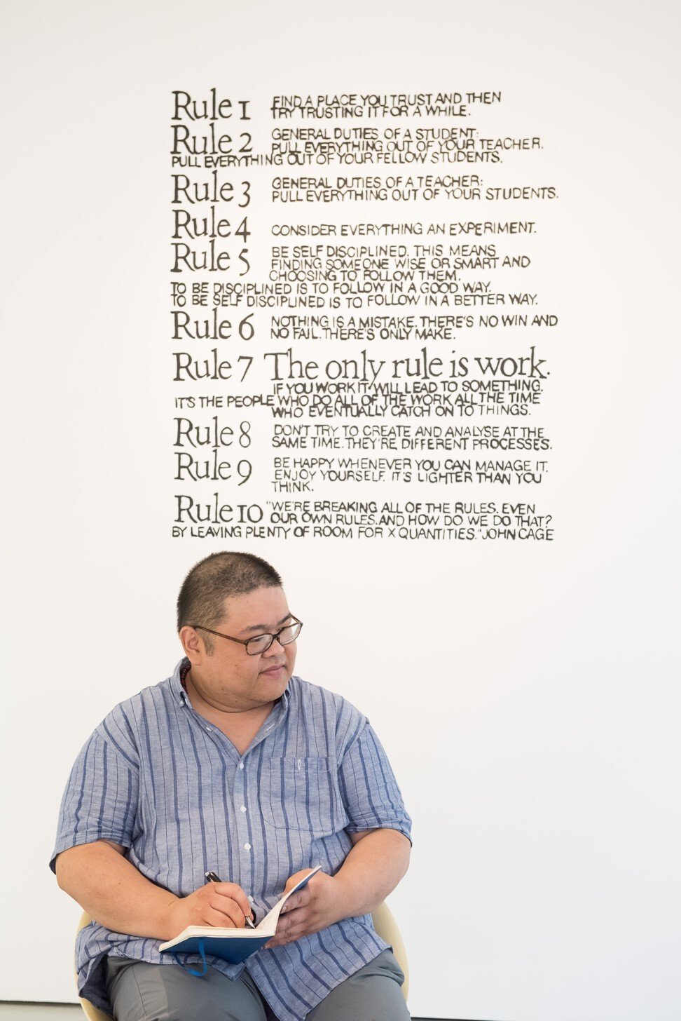 Tan is angry that none of the top positions at the arts centre are held by Chinese people. Photo: truphotos.com