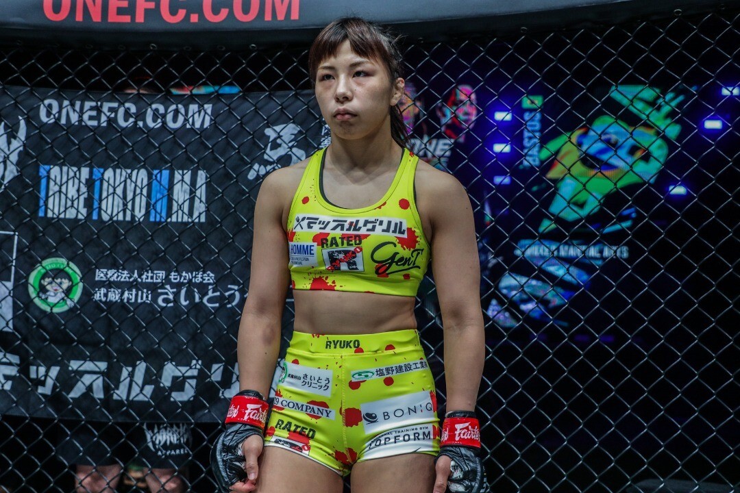 Ayaka Miura ahead of her fight against Rayane Bastos. Photos: ONE Championship