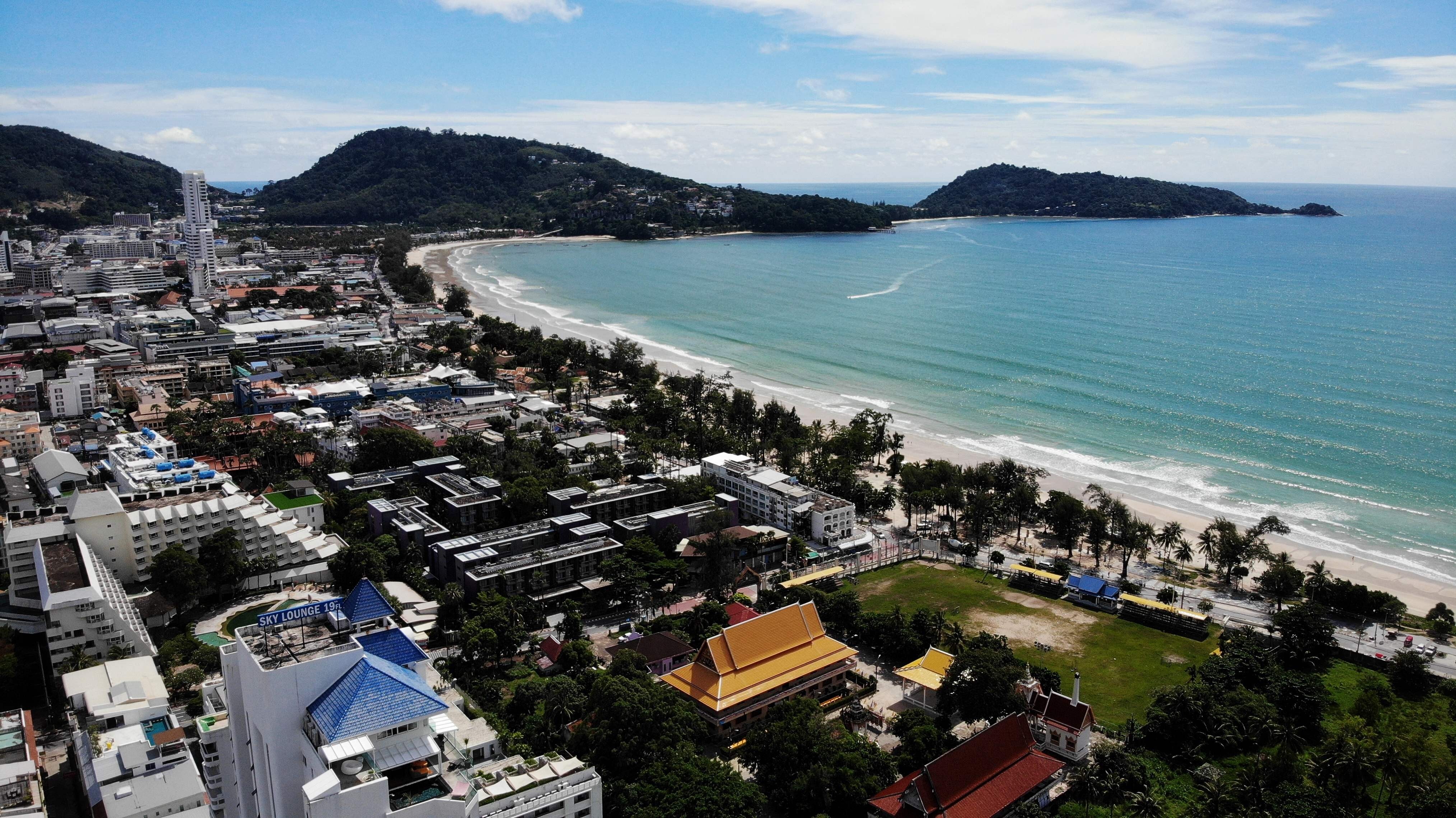 Patong beach in Phuket. Thai authorities have given the green light to a pilot model for quarantine-free travel to the popular tourist destination. Photo: AFP