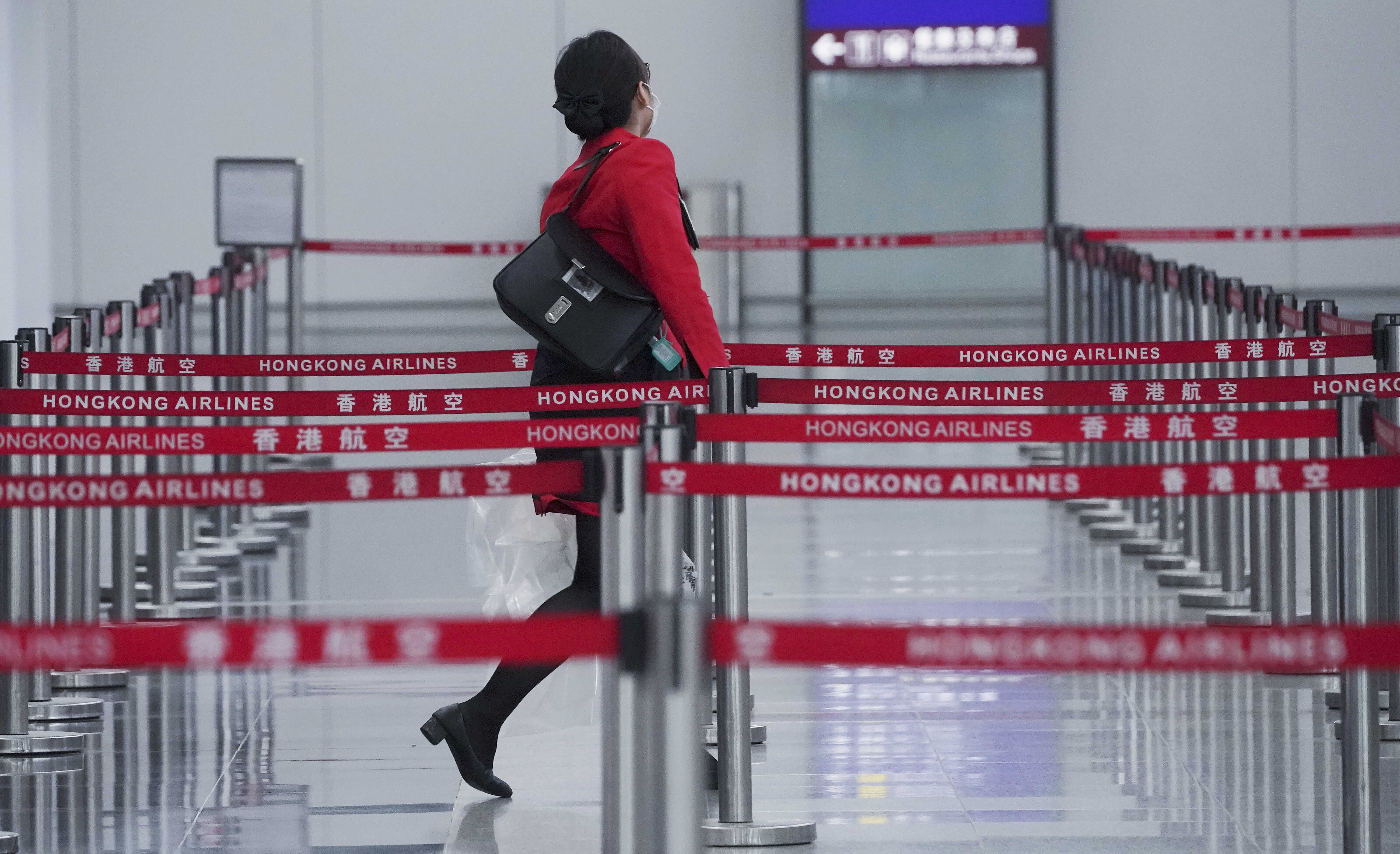 Nearly two-thirds of Hong Kong Airlines’ workforce have either been made redundant or have taken pay cuts. Photo: Felix Wong