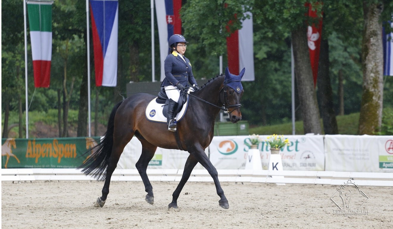 Fleur Schrader will compete for Hong Kong in the Paralympic Games equestrian competition. Photo: HKEF