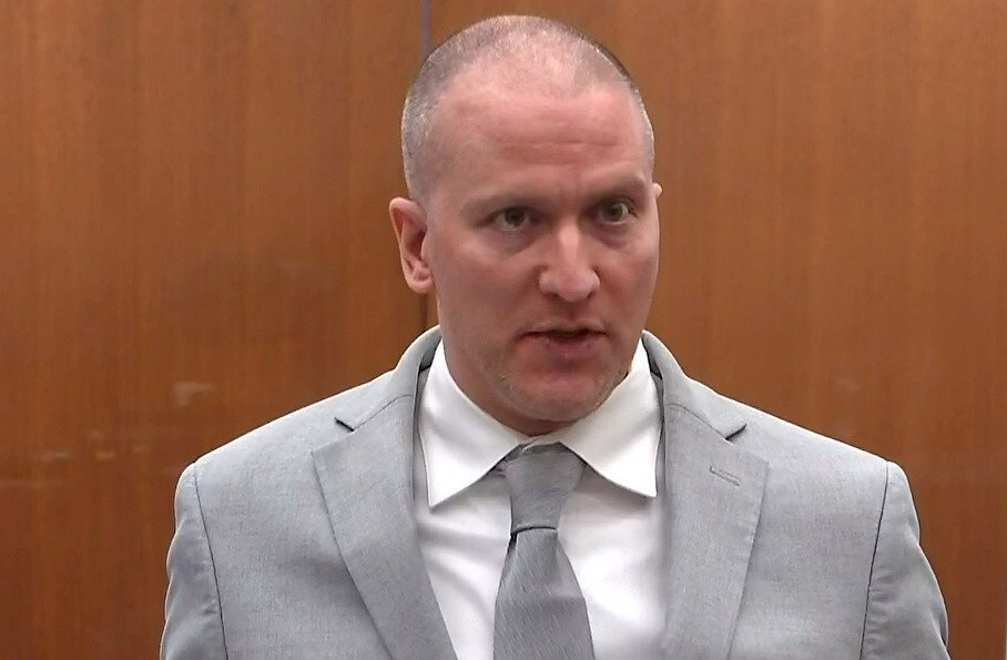 Former Minneapolis police officer Derek Chauvin was sentenced to 22-and-a-half years in prison for the murder of George Floyd on Friday in Minneapolis, Minnesota. Photo: Reuters