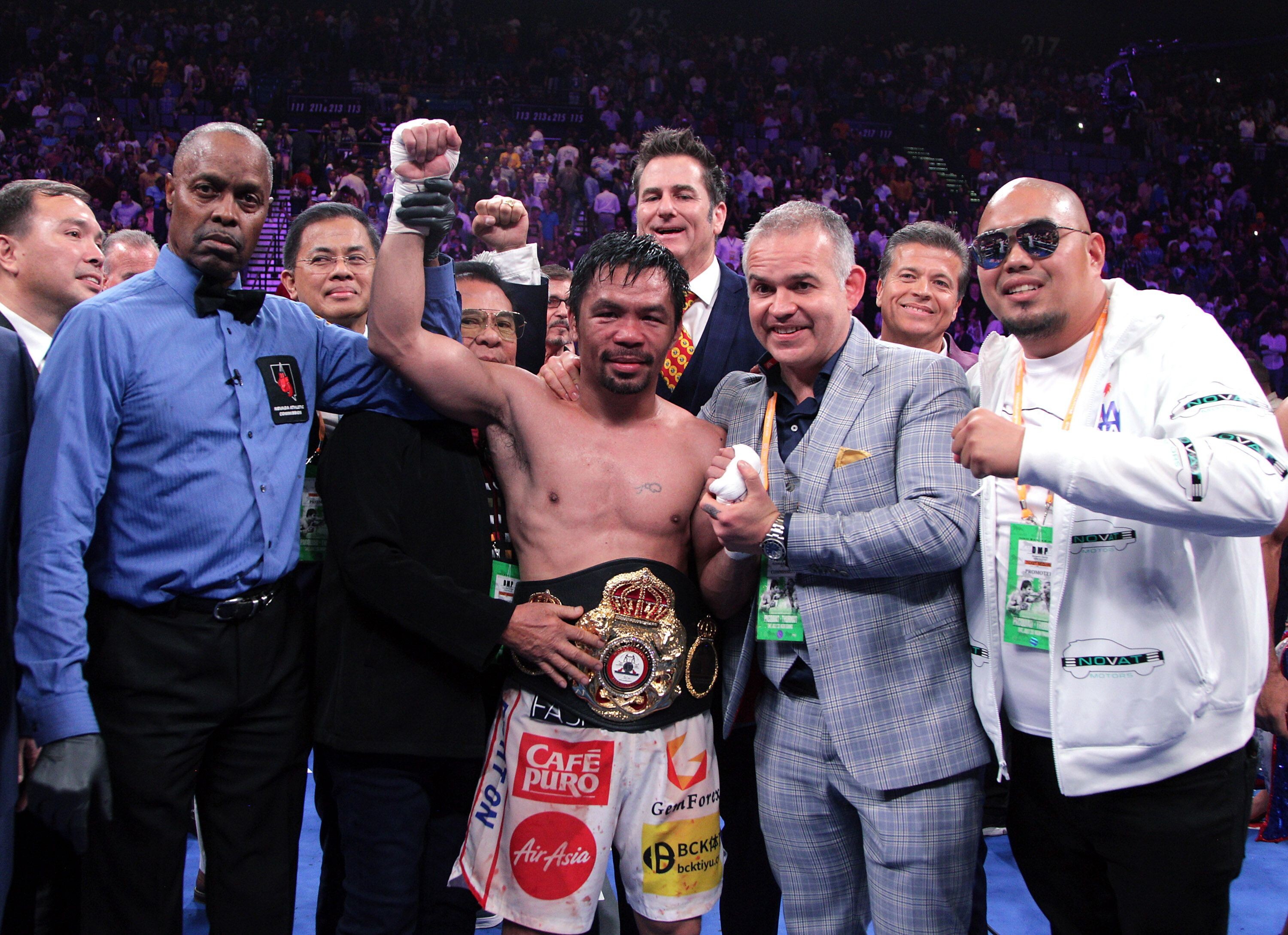 Pacquiao vs. Thurman purses: Manny Pacquiao $10 million, Keith Thurman $2.5  million