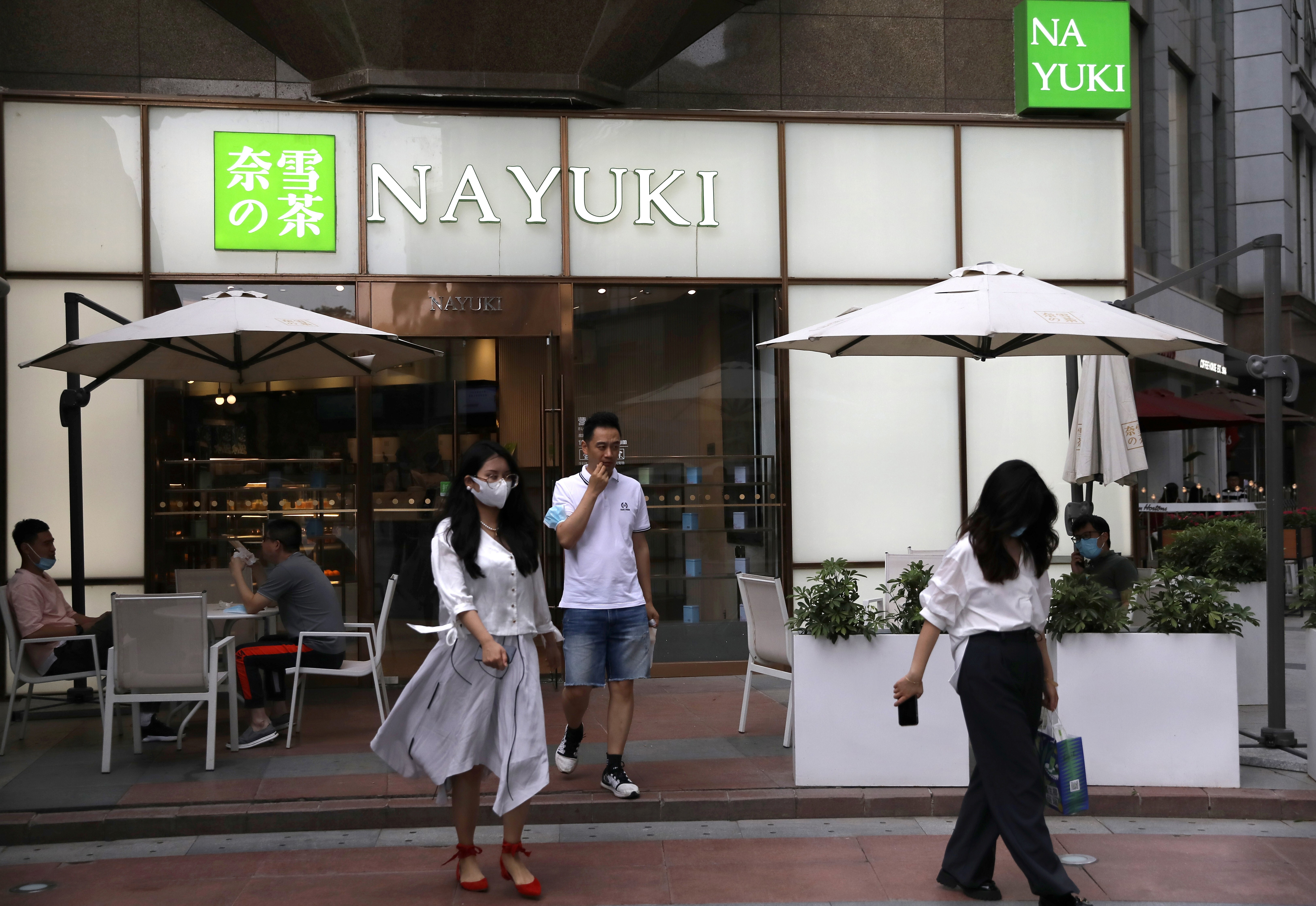 A Nayuki store in Beijing. The company had 491 shops in China as of the end of last year. Photo: Reuters