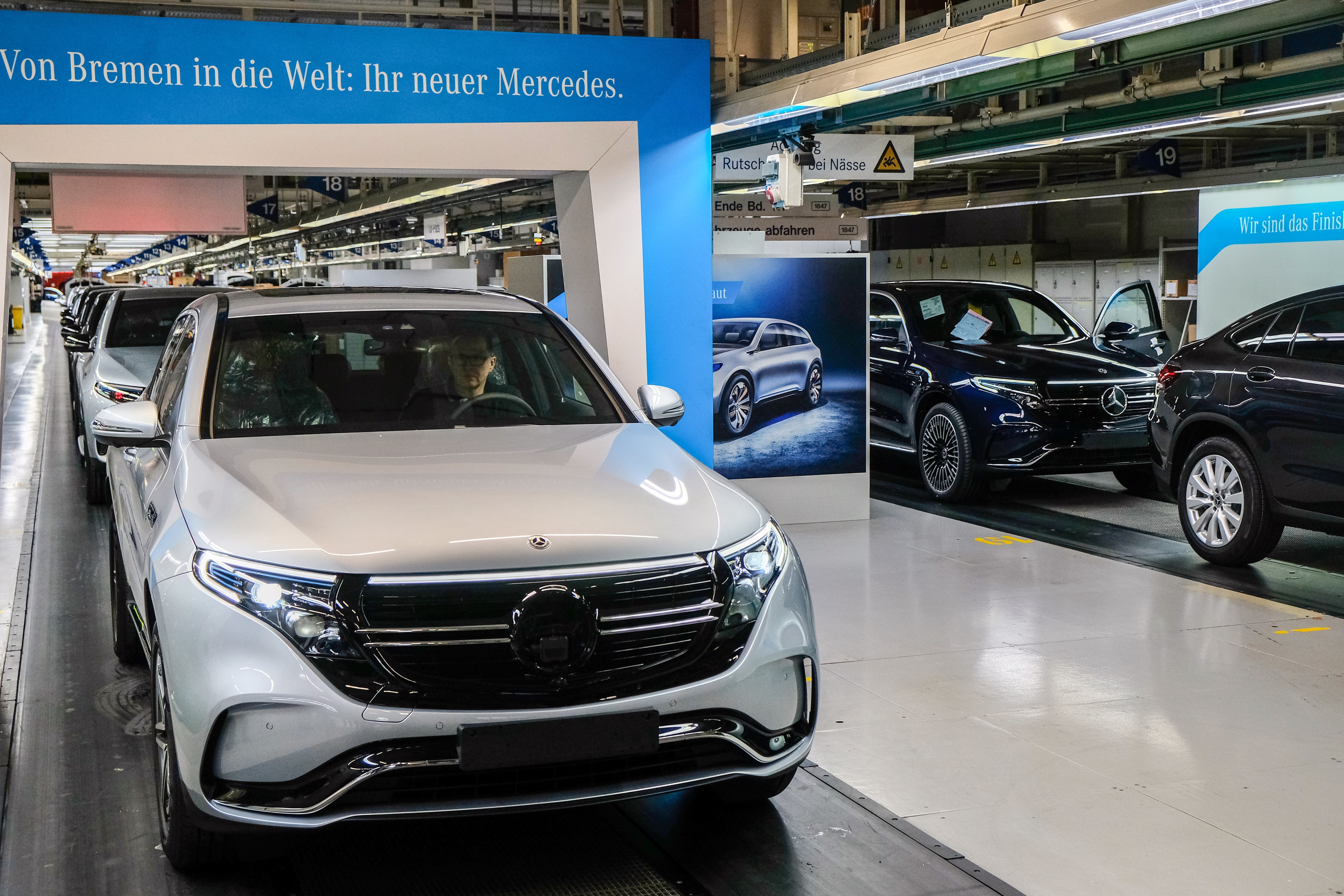 In China, Mercedes-Benz sold 774,000 units in 2020, representing an 11.7 per cent increase from the previous year. Photo: AFP