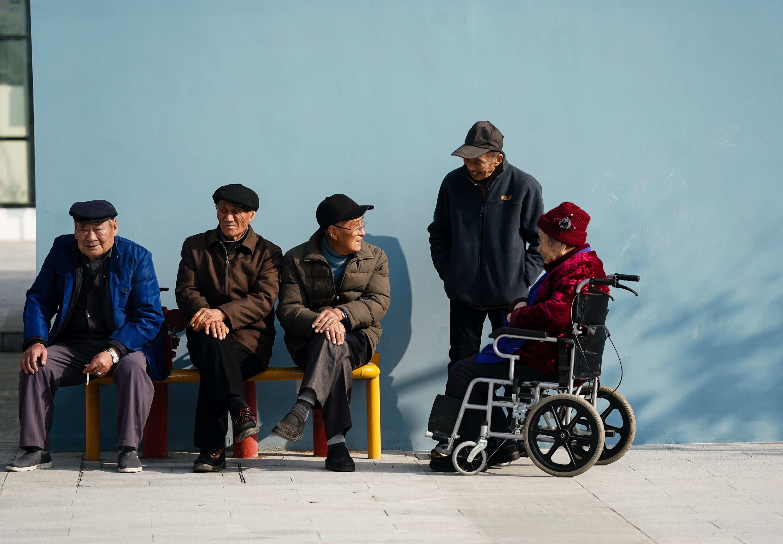 Aged care places are scarce in the public sector and expensive in private facilities. Photo: Xinhua