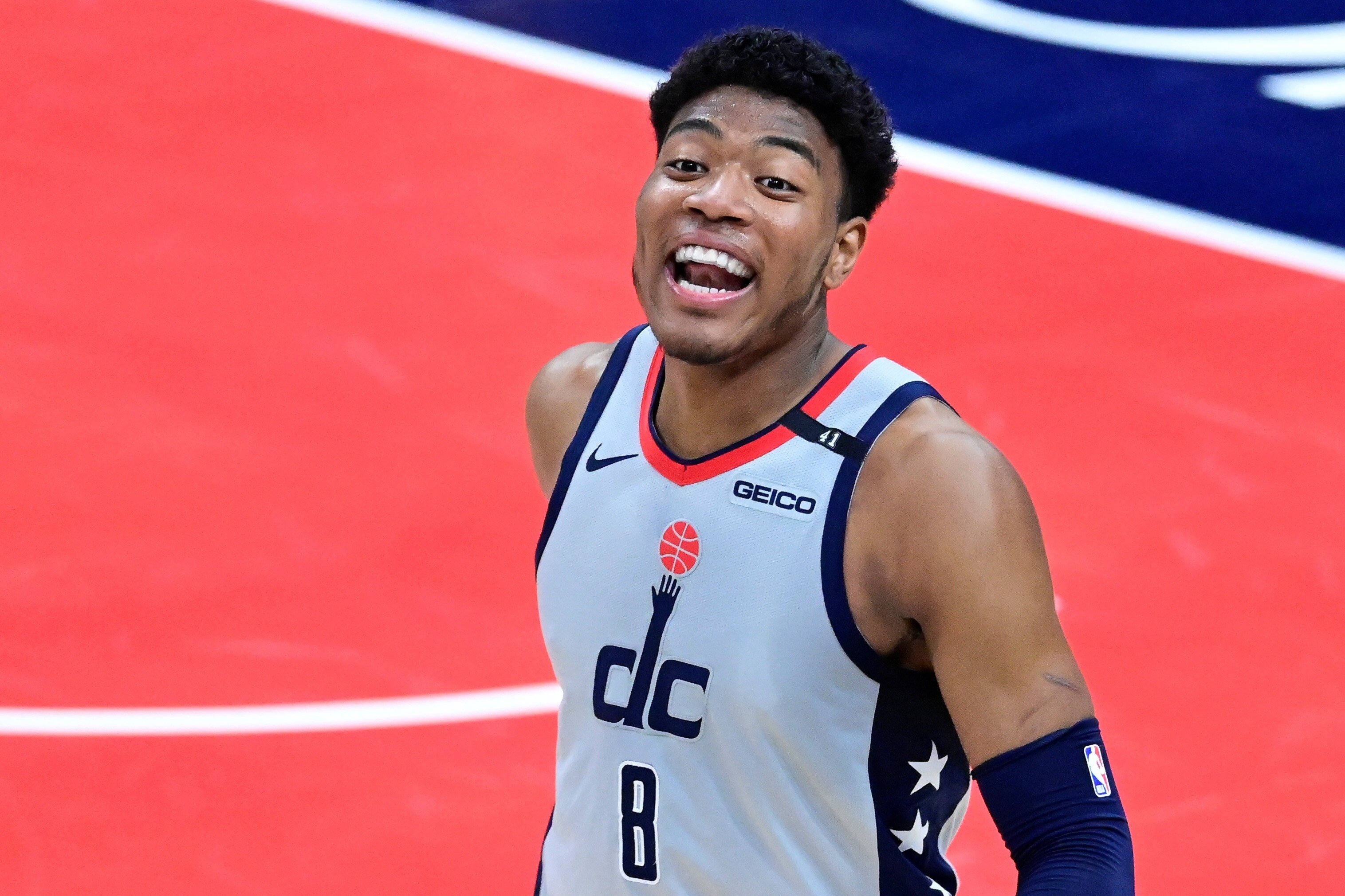 Washington Wizards player Rui Hachimura in a match against the Philadelphia 76ers in the first round of the 2021 NBA Playoffs in May. Photo: USA Today