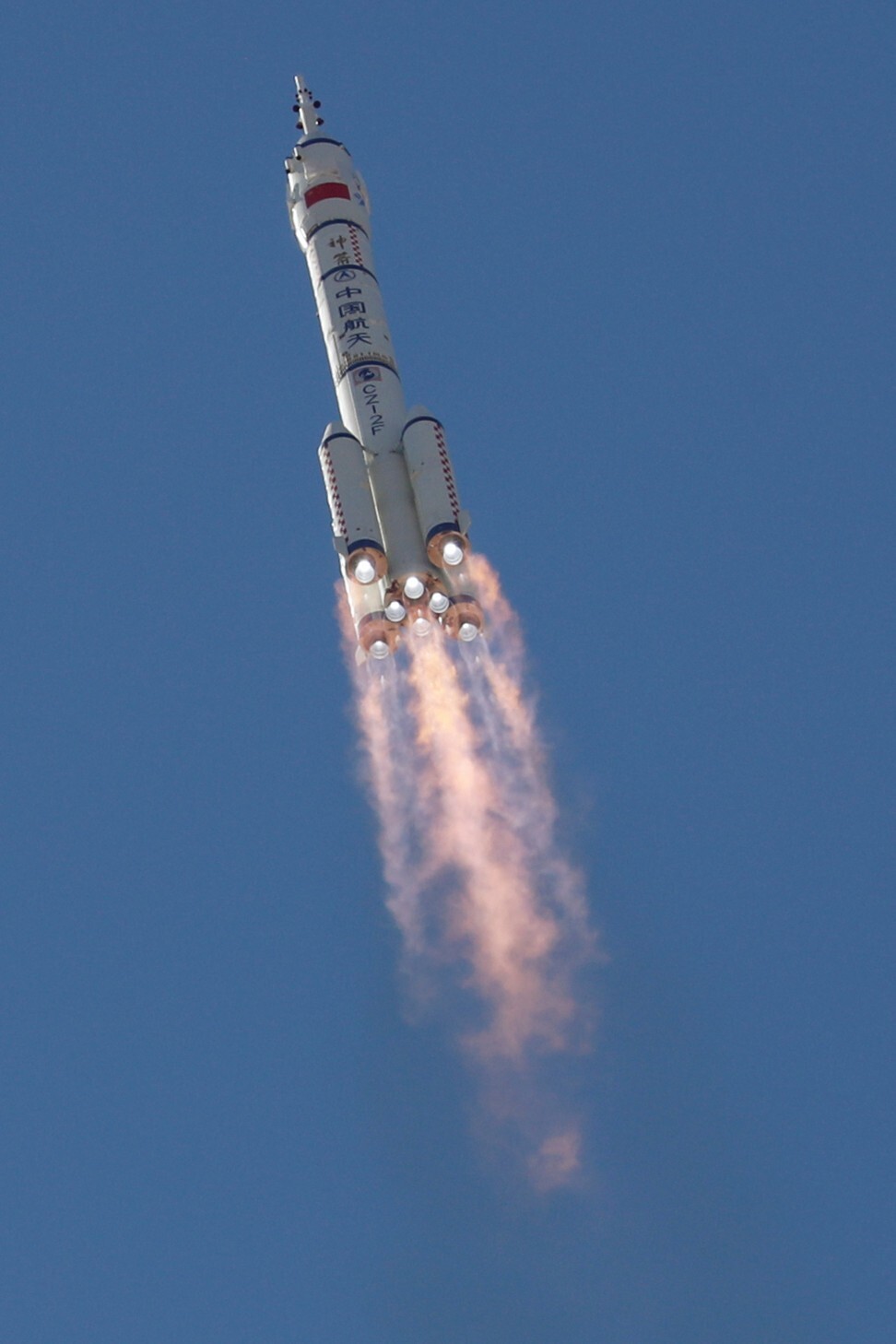 The Long March-2F Y12 rocket, carrying the Shenzhou-12 spacecraft and three astronauts, takes off from Jiuquan Satellite Launch Center in Gansu Province for China's first manned mission to build its space station on June 17. China has been ramping up its state-led efforts in space, but private satellite companies face stiff competition from government players. Photo: Reuters
