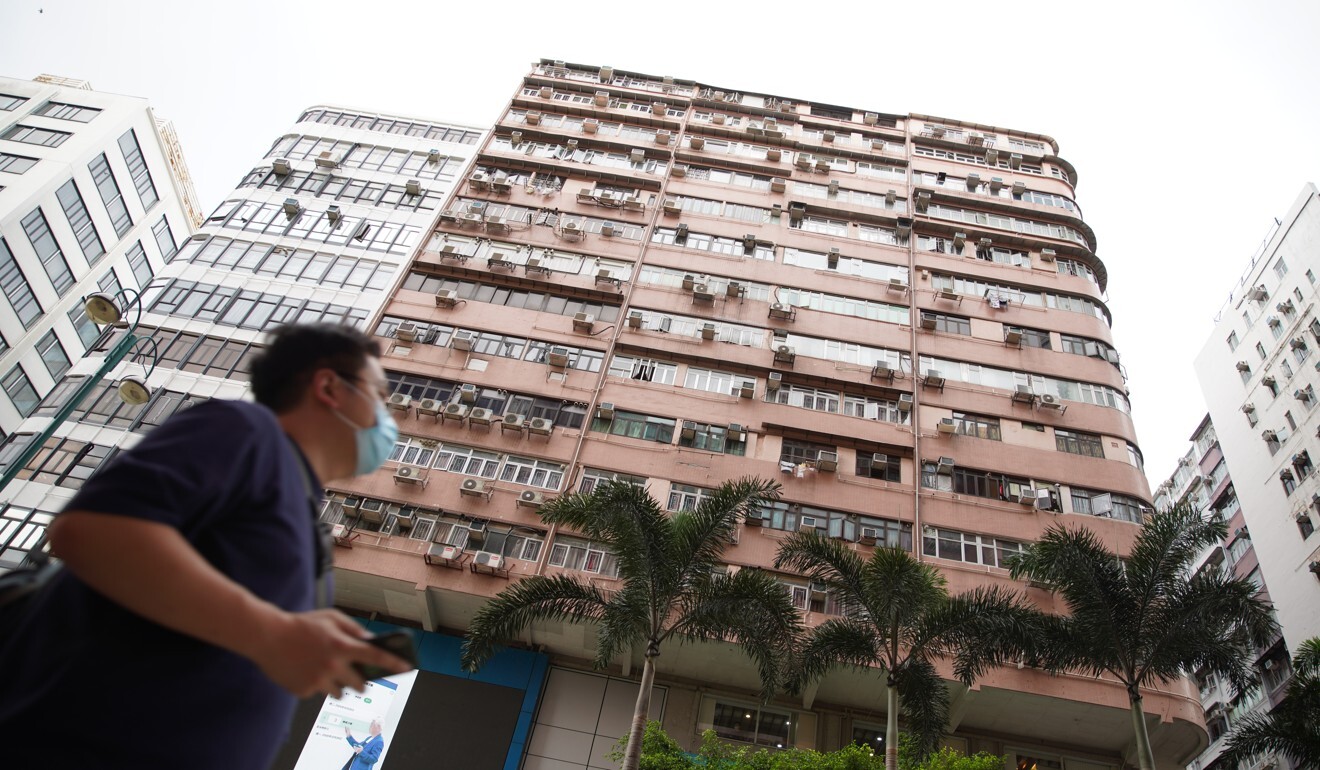 The guest house in Tsim Sha Tsui where police uncovered the makeshift bomb laboratory. Photo: Winson Wong