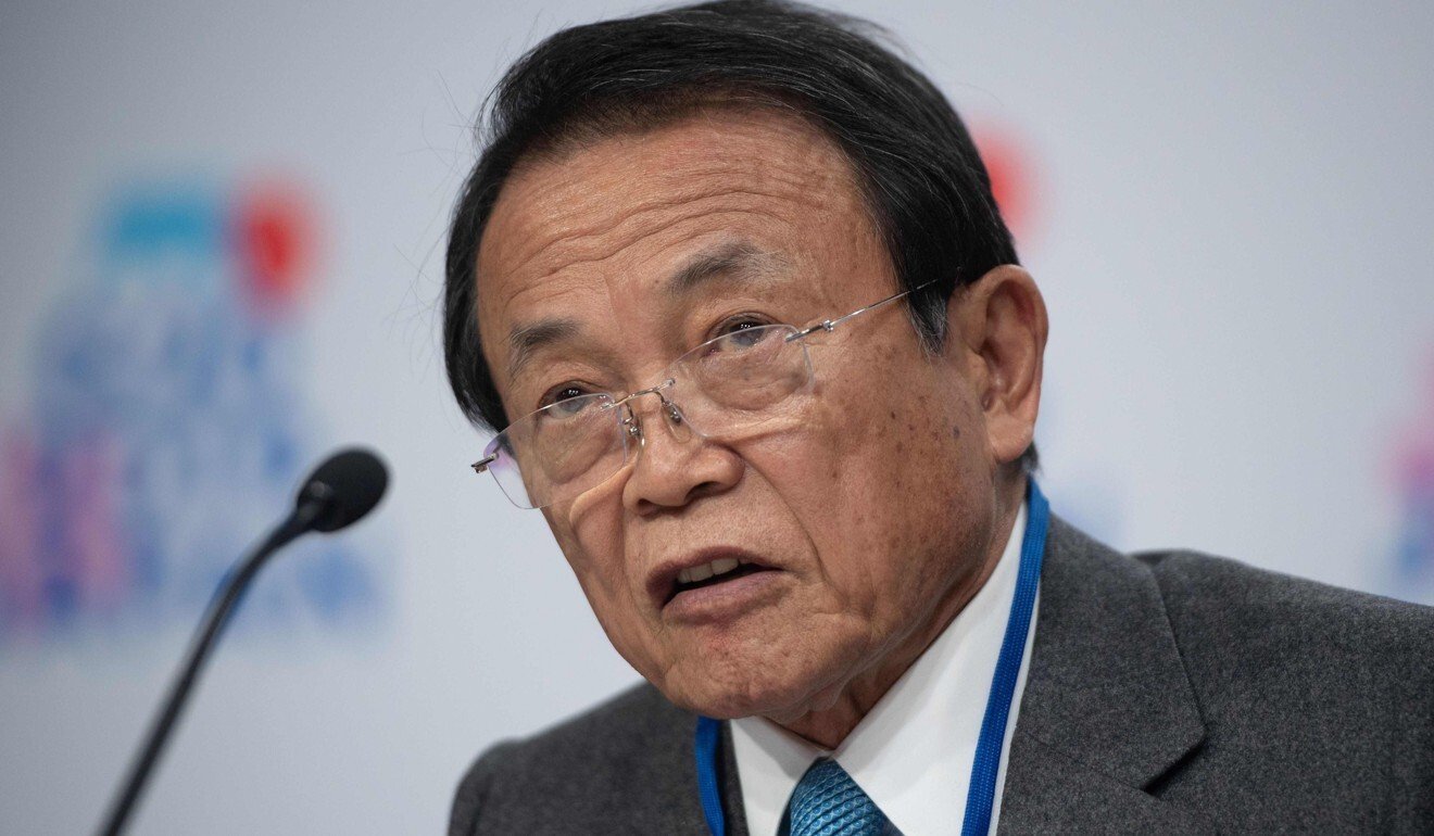 Japanese Deputy Prime Minister and Finance Minister Taro Aso. Photo: AFP