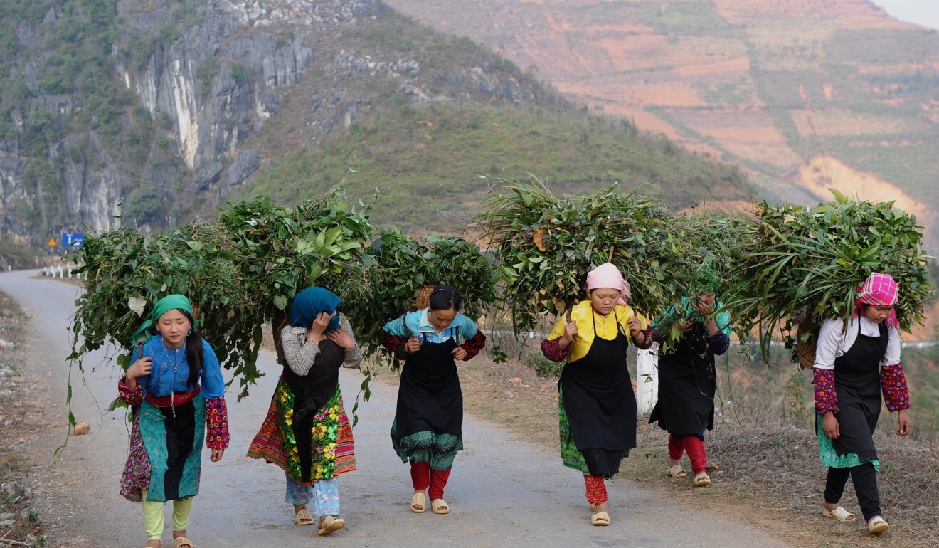 H’mong women in Vietnam’s northern province of Ha Giang. Photo: AFP