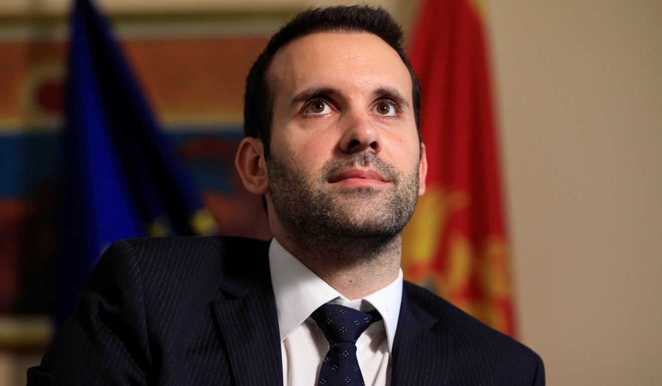 Montenegrin Finance Minister Milojko Spajic said a restructuring deal struck with three Western banks would provide relief his country needed on a nearly US$1 billion loan from the Exim Bank of China. Photo: Reuters
