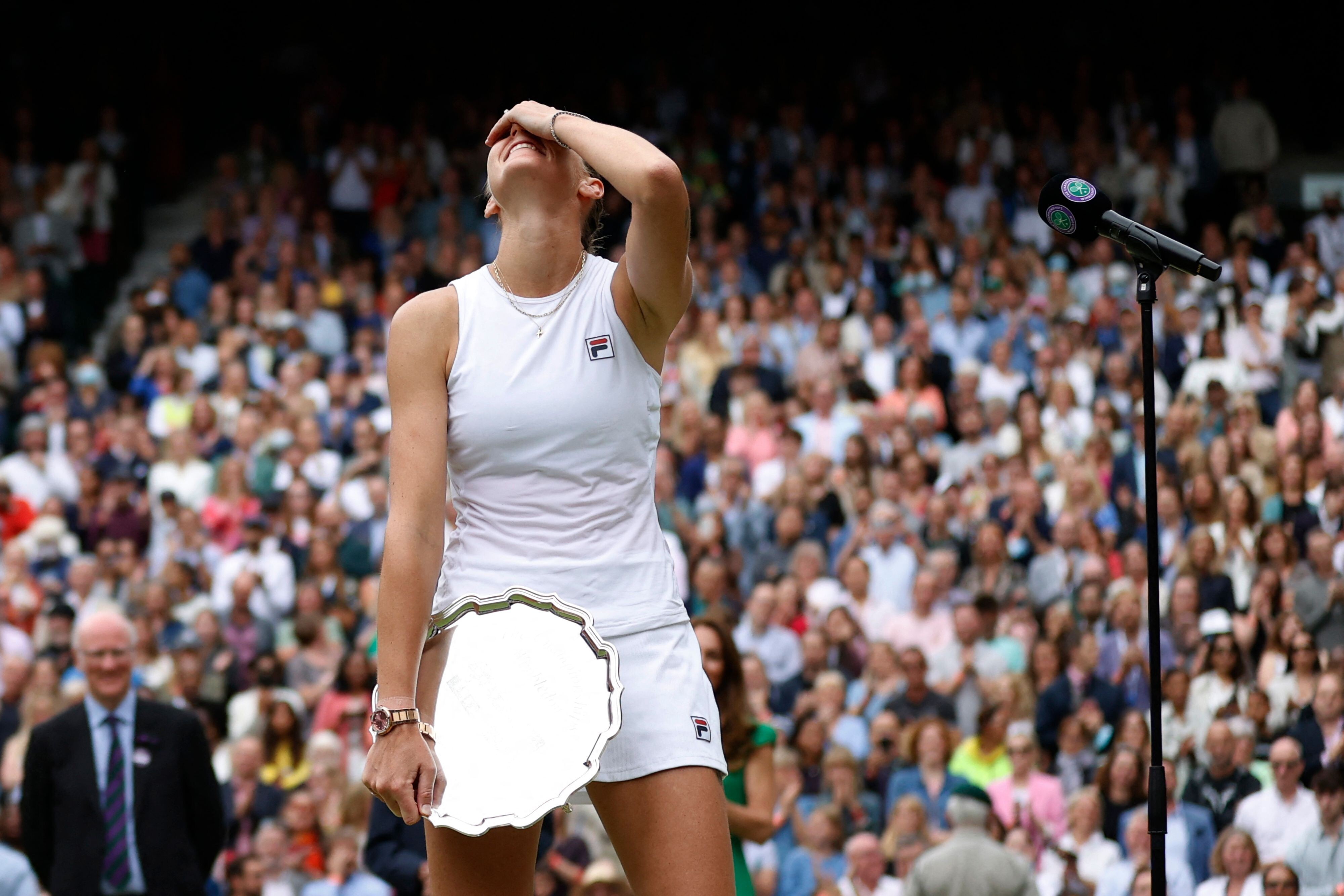 Wimbledon 2021 women's final: Barty beats Pliskova – as it happened, Wimbledon