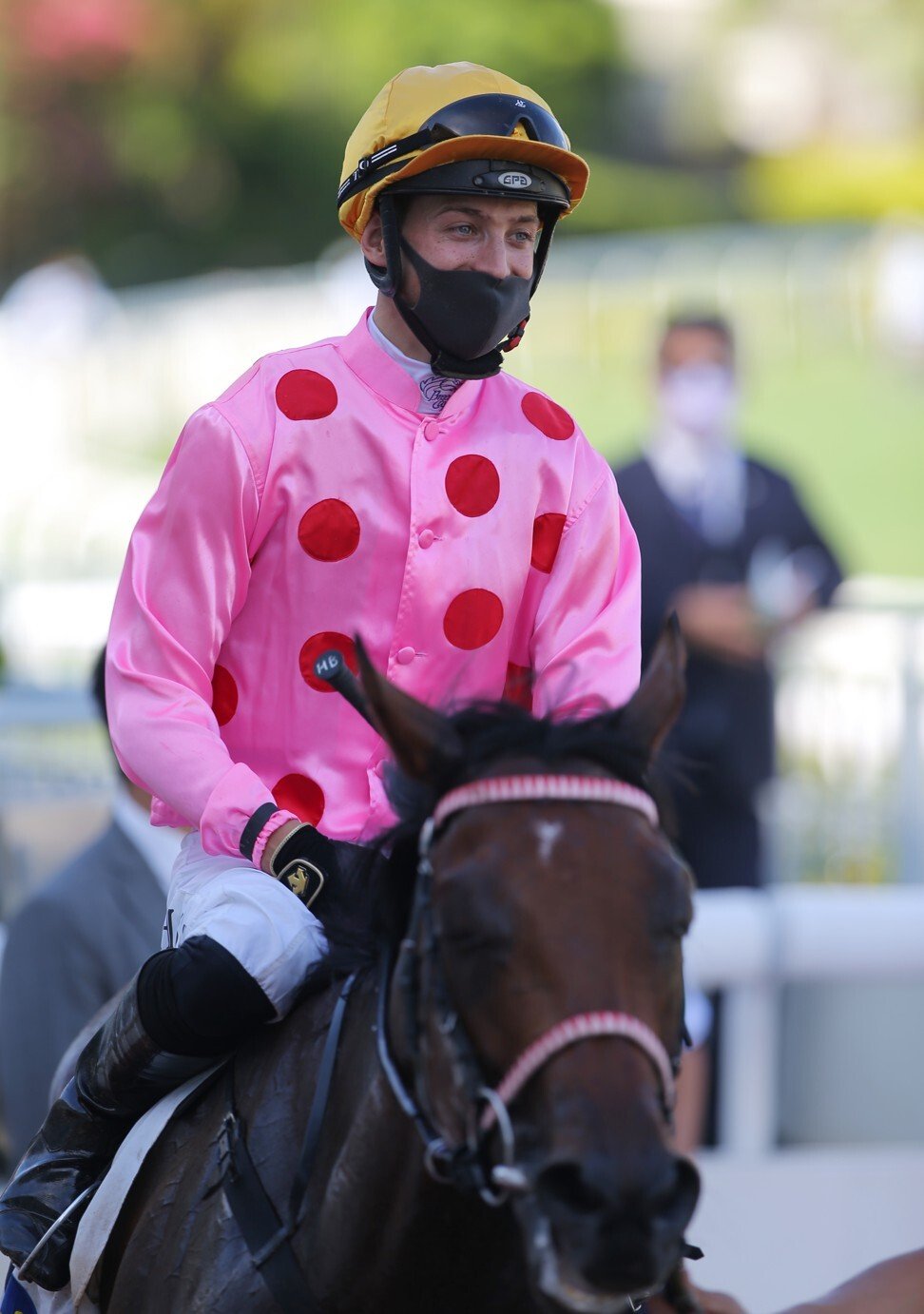 A victorious Harry Bentley.