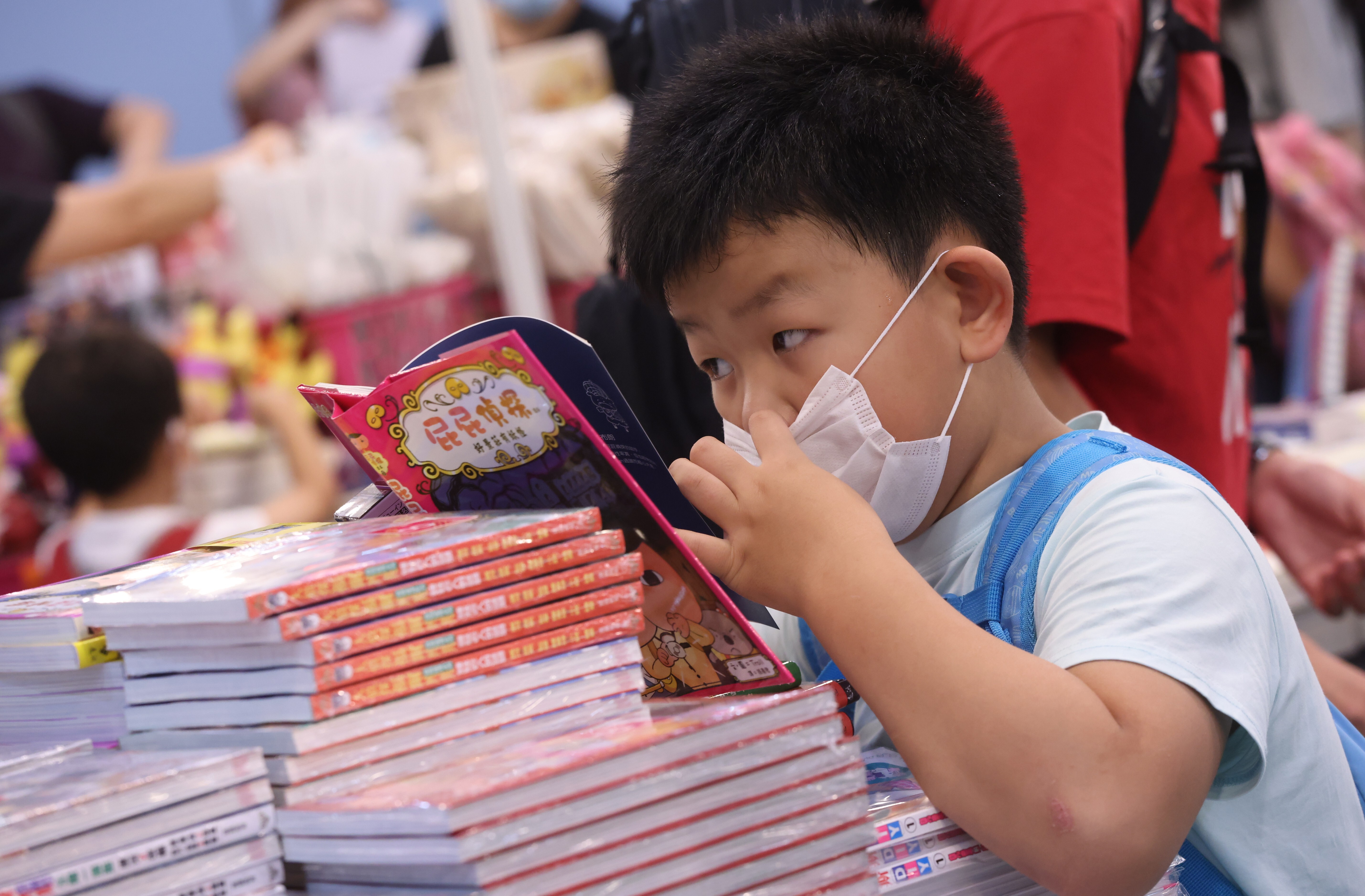 The Hong Kong Book Fair opens after a one-year delay due to the coronavirus pandemic, with many exhibitors cautious about the national security law. Photo: SCMP / K. Y. Cheng