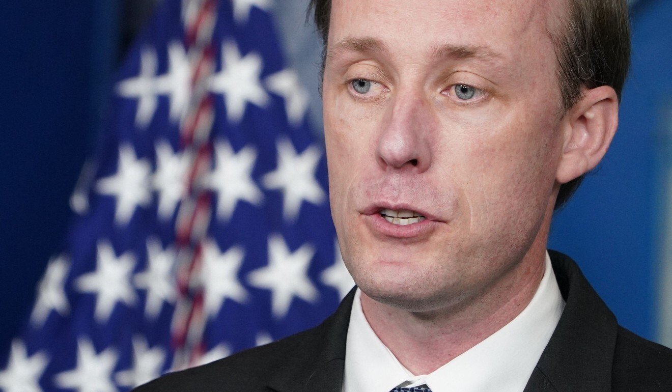 “Long-term US leadership in technology is not assured,” US National Security Adviser Jake Sullivan said on Tuesday. Photo: AFP